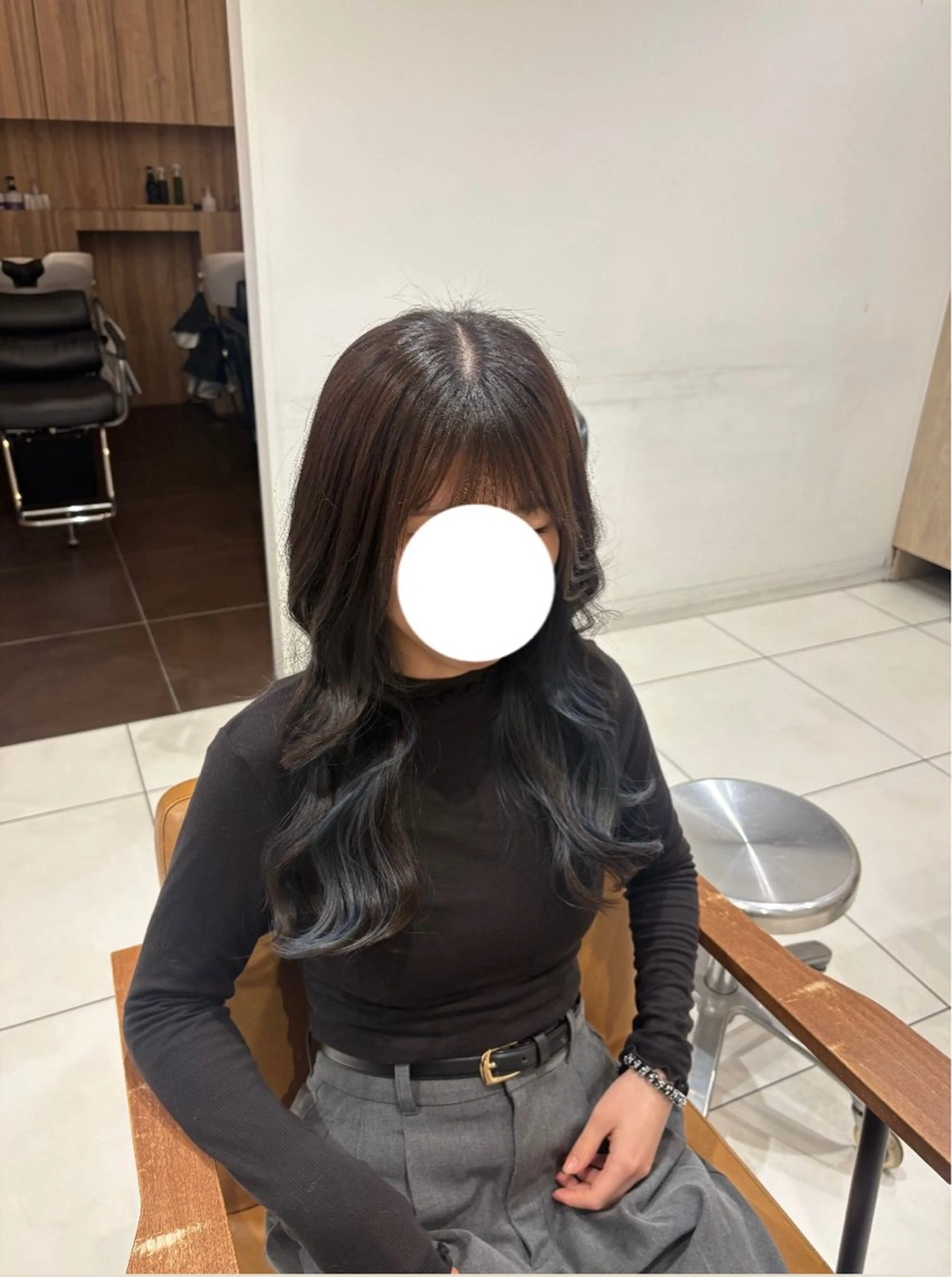 🩵前髪カット+うる艶トリートメント🩵（シャンプーブロー込み）の写真