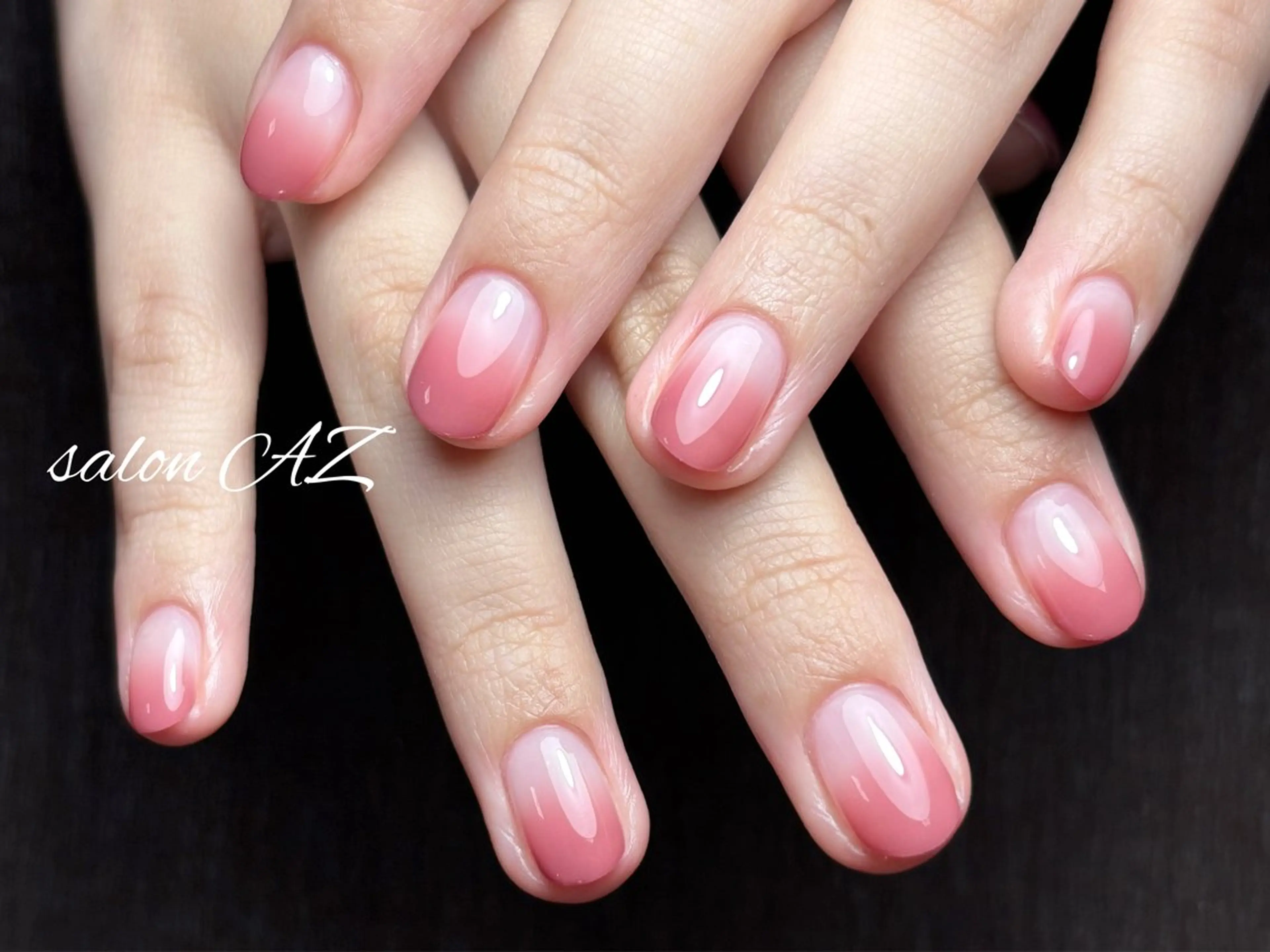 ネイル アートネイル 長さ出し フットネイル フレンチネイル ジェルネイル salon AZのネイルデザイン