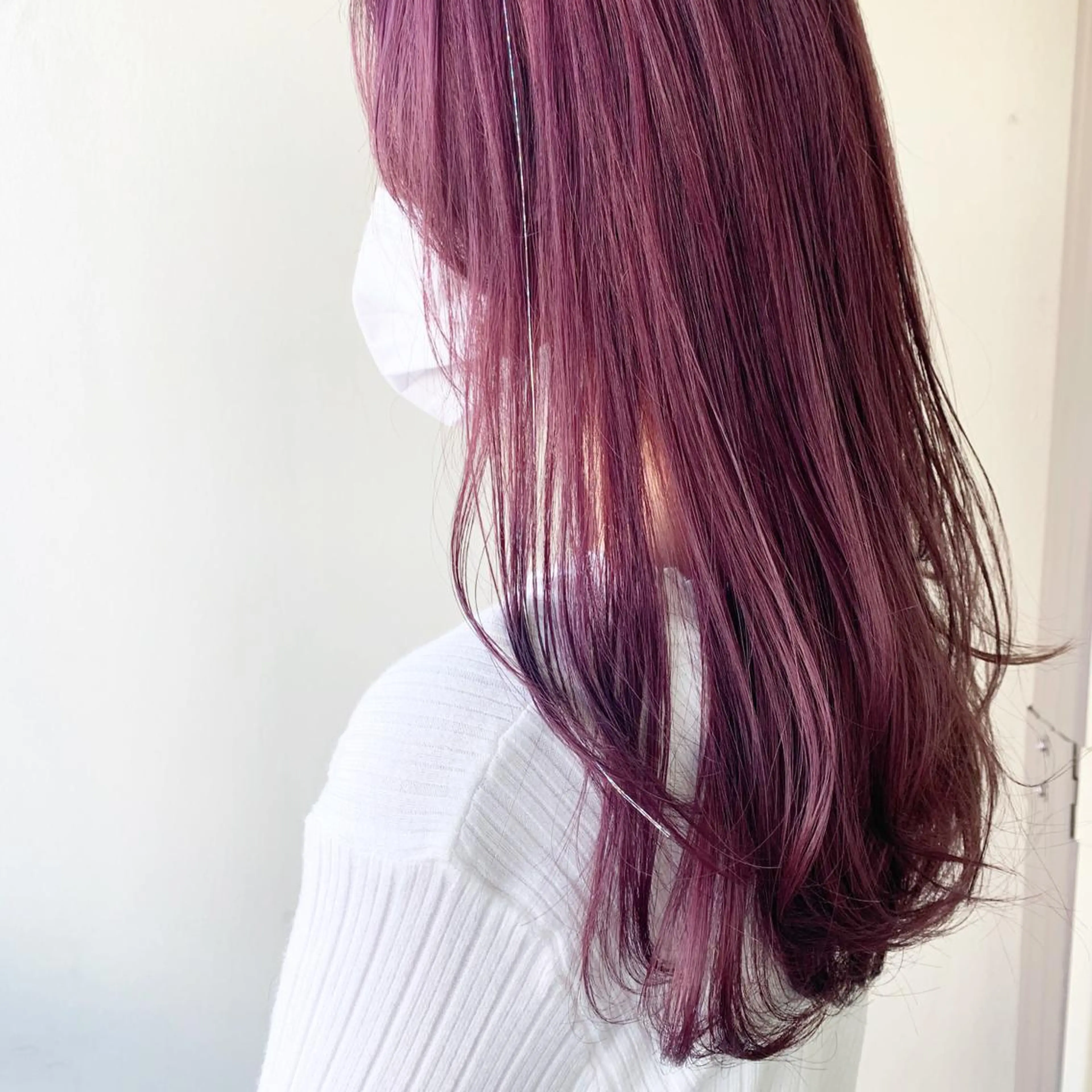 ロング カット ヘアカラー 韓国ﾍｱ&ｼｮｰﾄ ボブ💜桑原のヘアスタイル