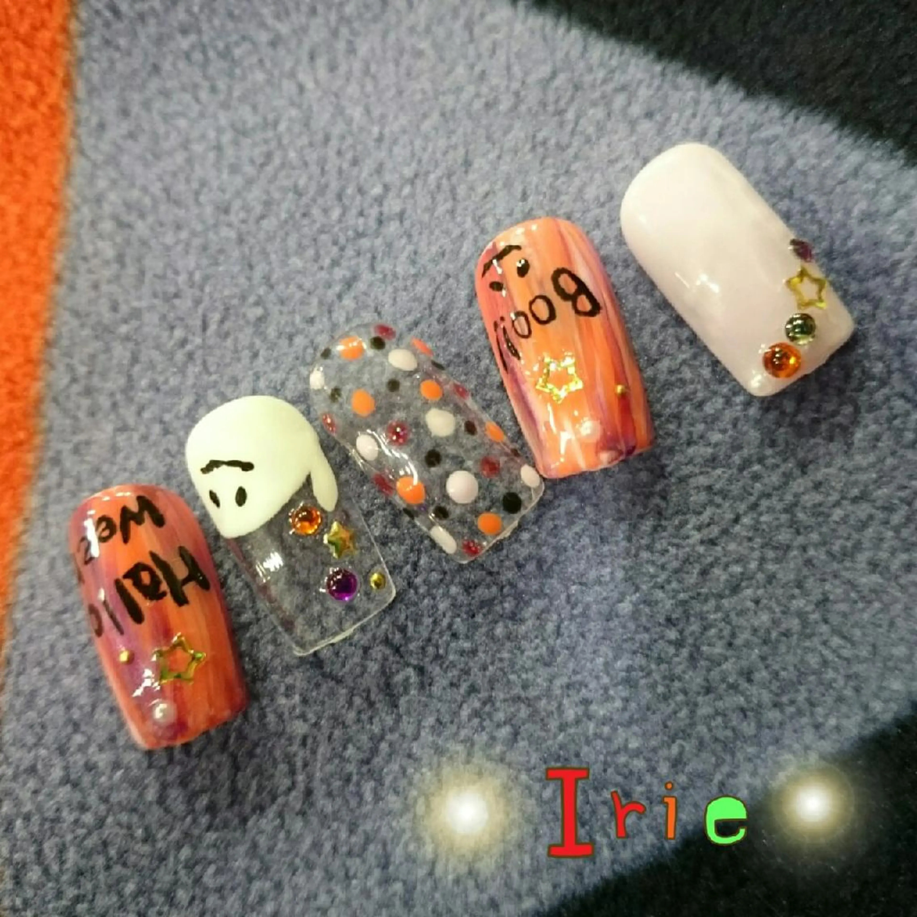 カラー パーマ メンズ キッズ ネイル Hair salon Irie所属・與儀 知佳のネイルデザイン