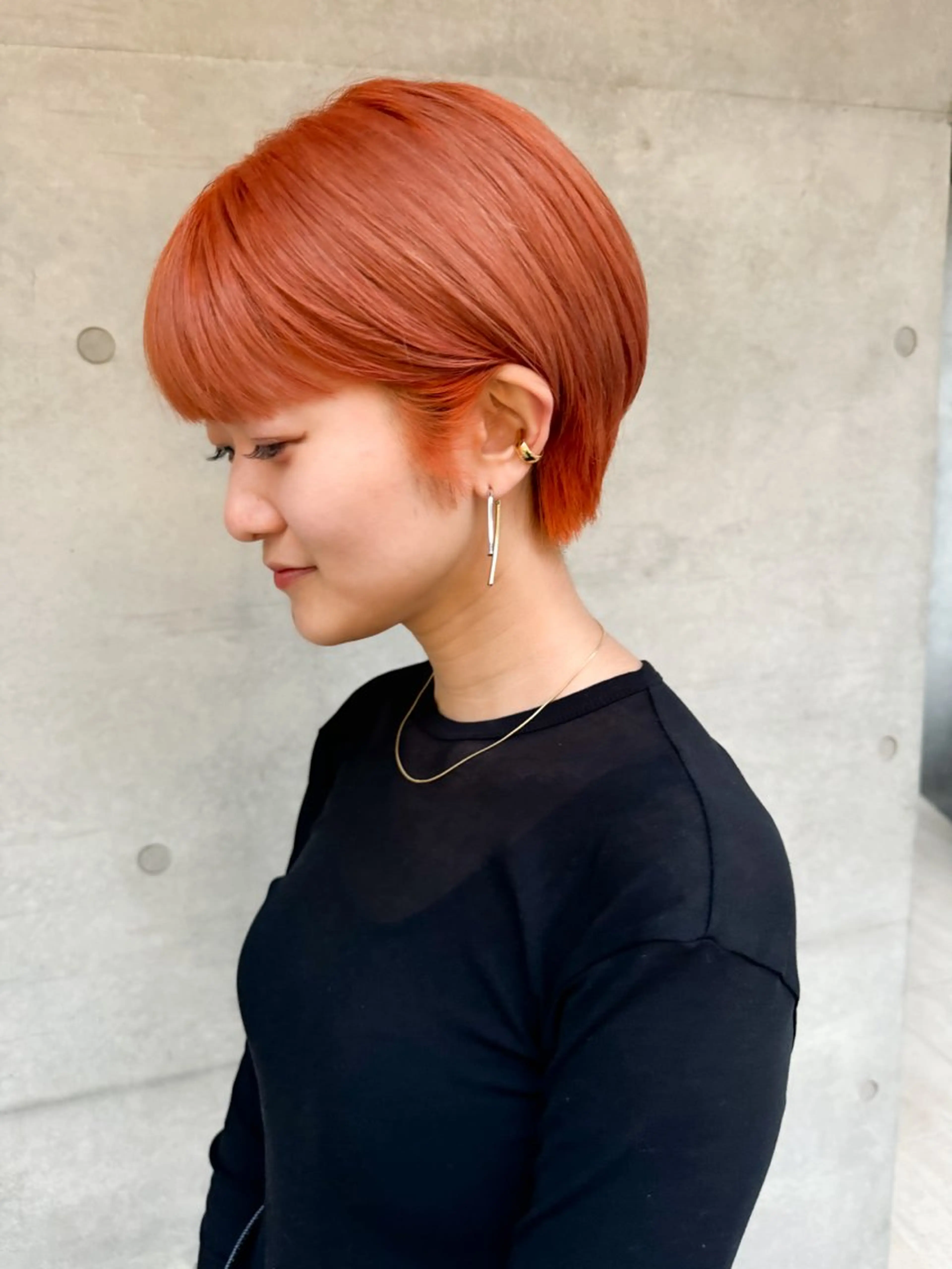 ショート カラー ヘアアレンジ ミニボブ/ブリーチ 🌈MISATOのヘアスタイル