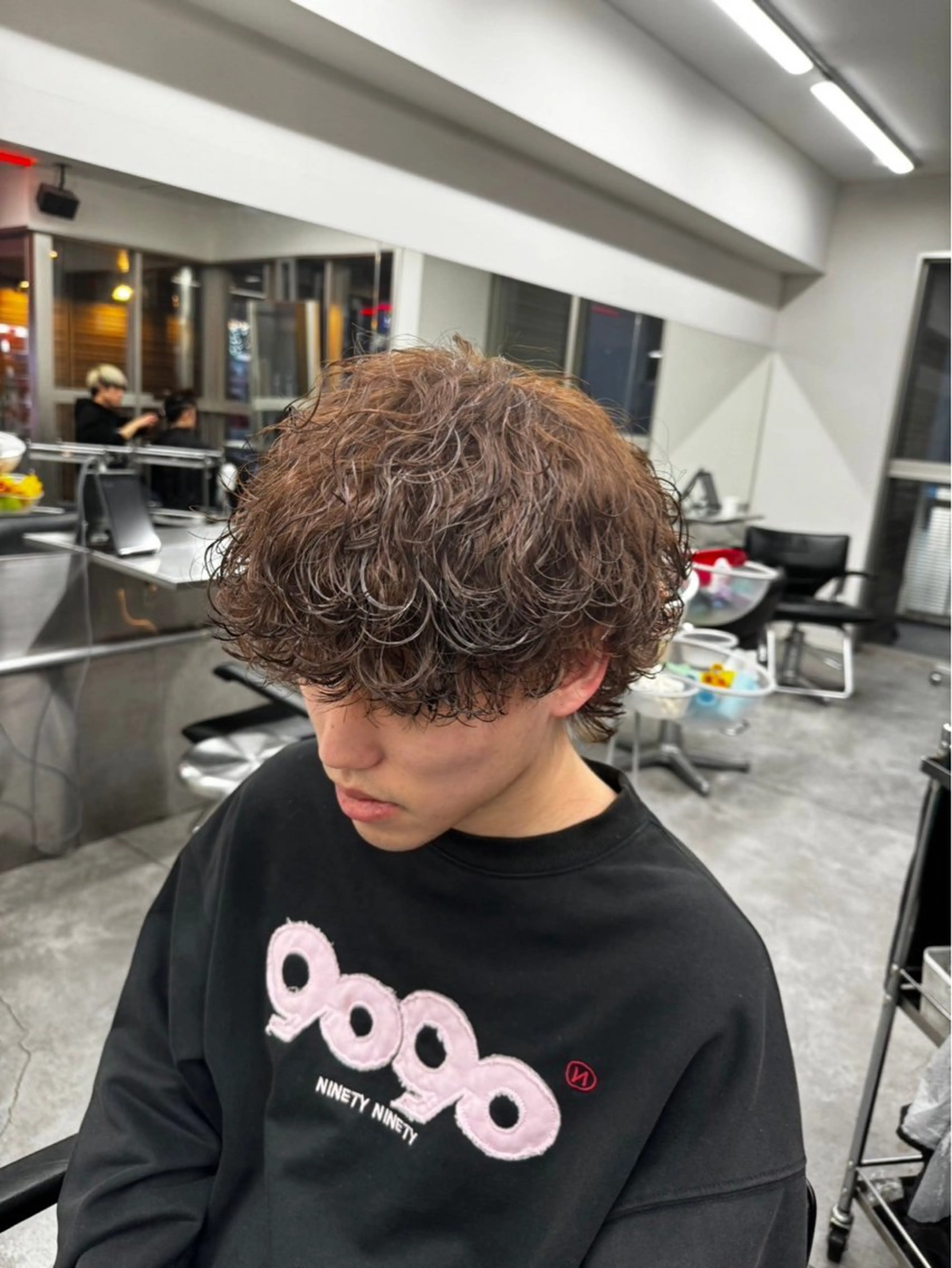 ショート パーマ メンズ カット パーマ ヘアセット お悩み解消✨/ メンズパーマ✨/直樹のヘアスタイル