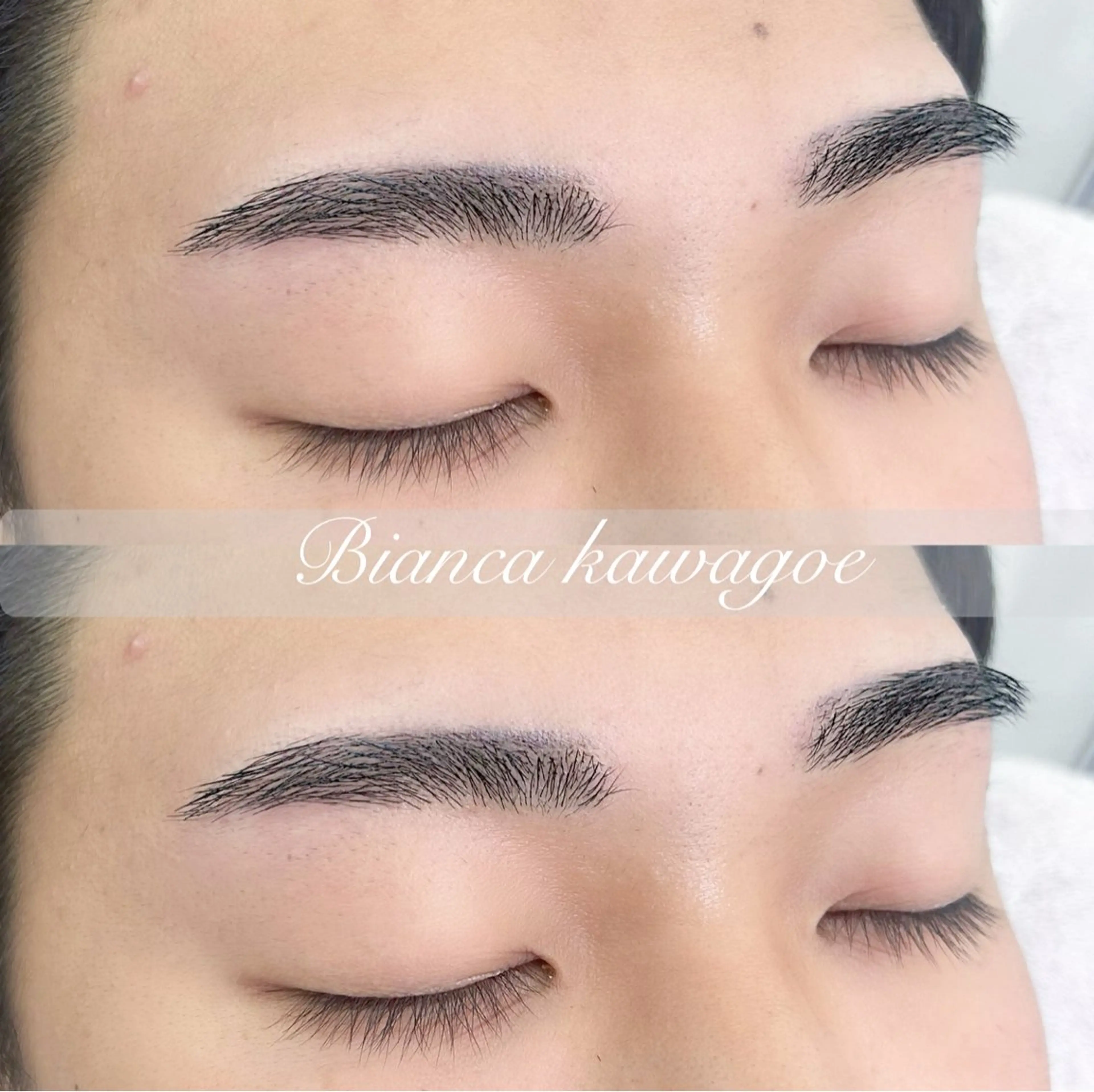 メンズ アイブロウ ワックス脱毛 眉カット その他(アイブロウ) Bianca川越店 🌙uedaのマツエク・マツパデザイン