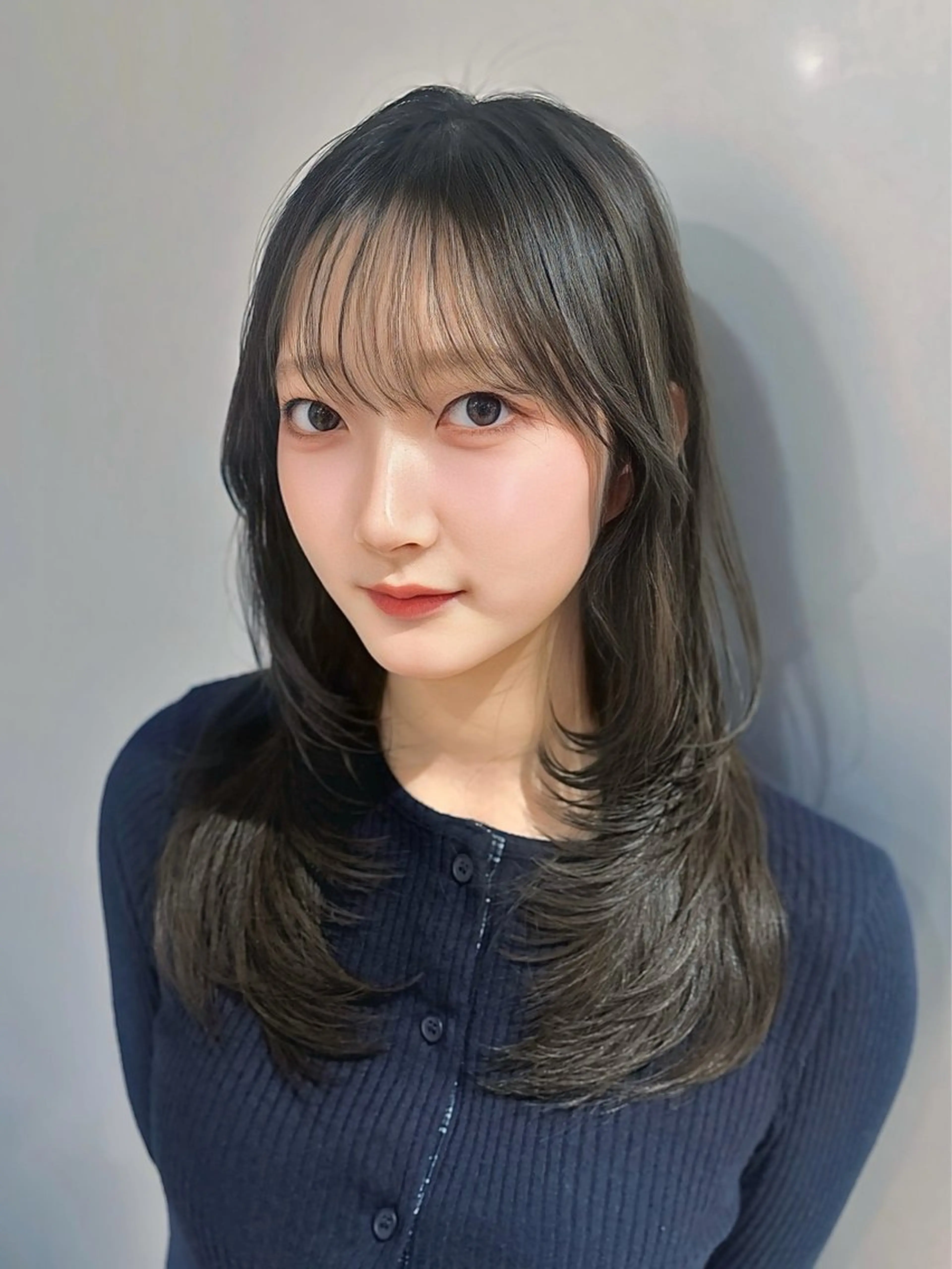 ロング カラー グレージュ オリーブグレージュ オリーブグレー カット ヘアカラー トリートメント 店長✨髪質改善✖️ 透明感カラー／純大のヘアスタイル