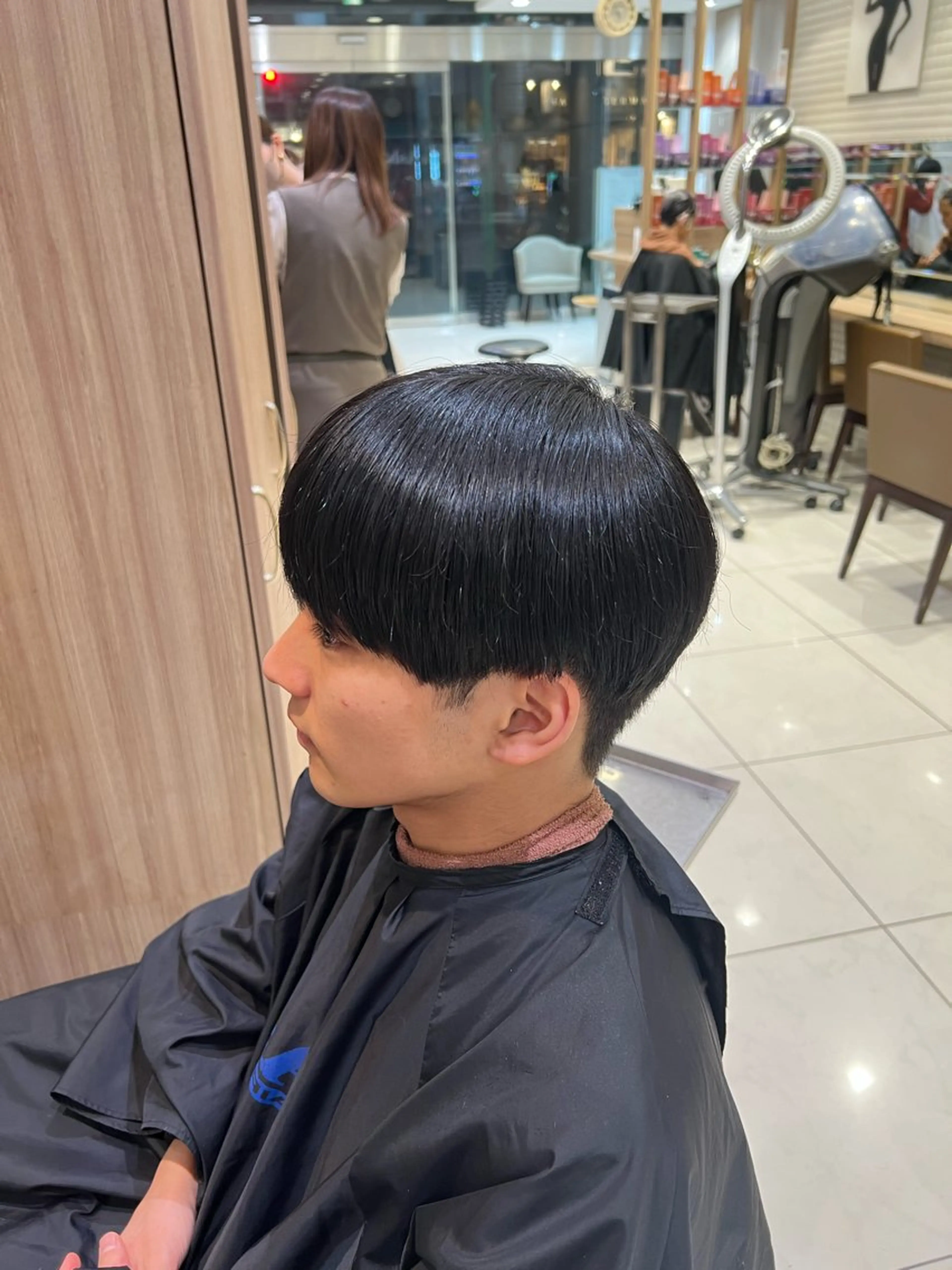 ショート パーマ メンズ カット 縮毛矯正 SENA 再現性 パーマと縮毛矯正のヘアスタイル