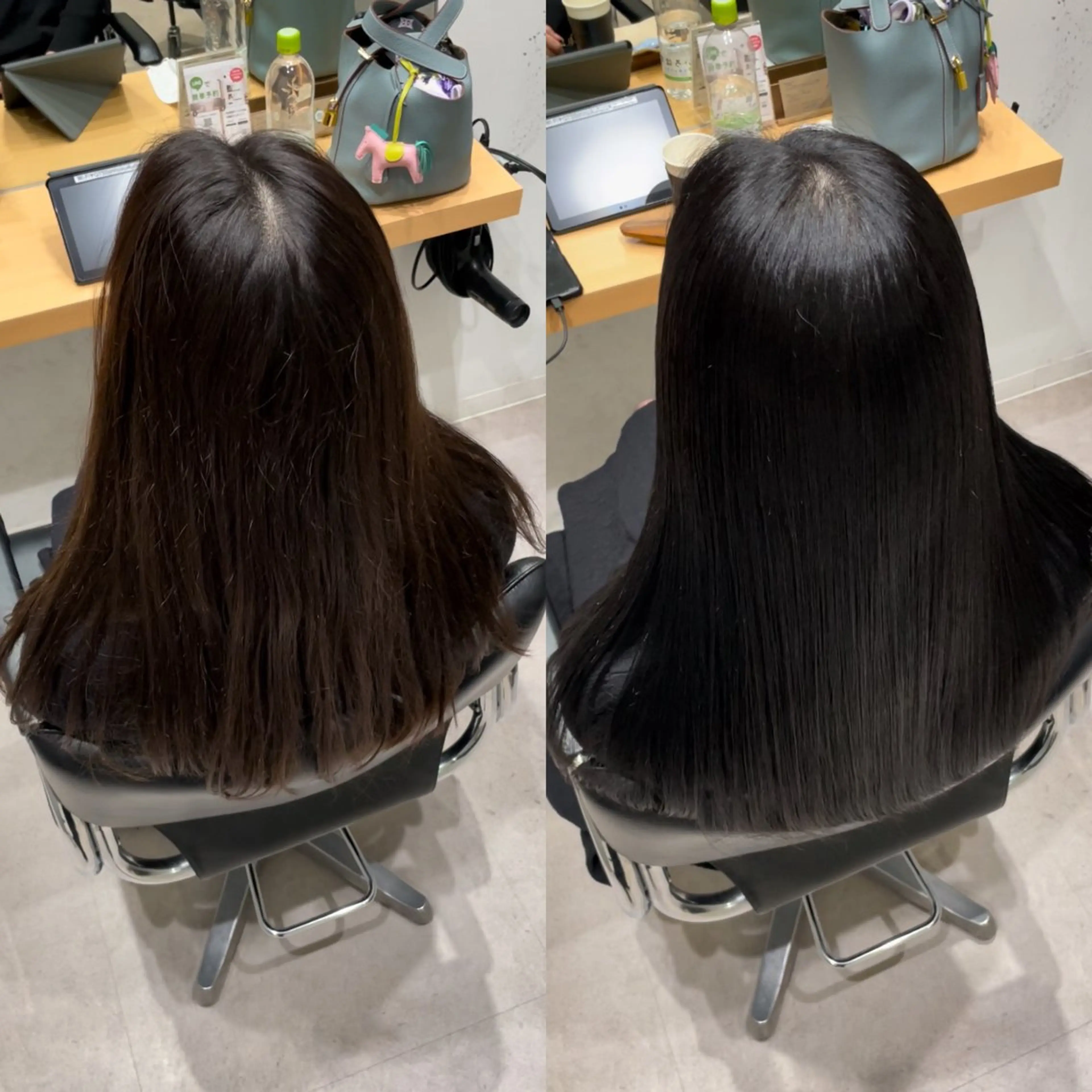 セミロング カラー トリートメント 髪質改善ヘアケア 艶髪特化/上田のヘアスタイル