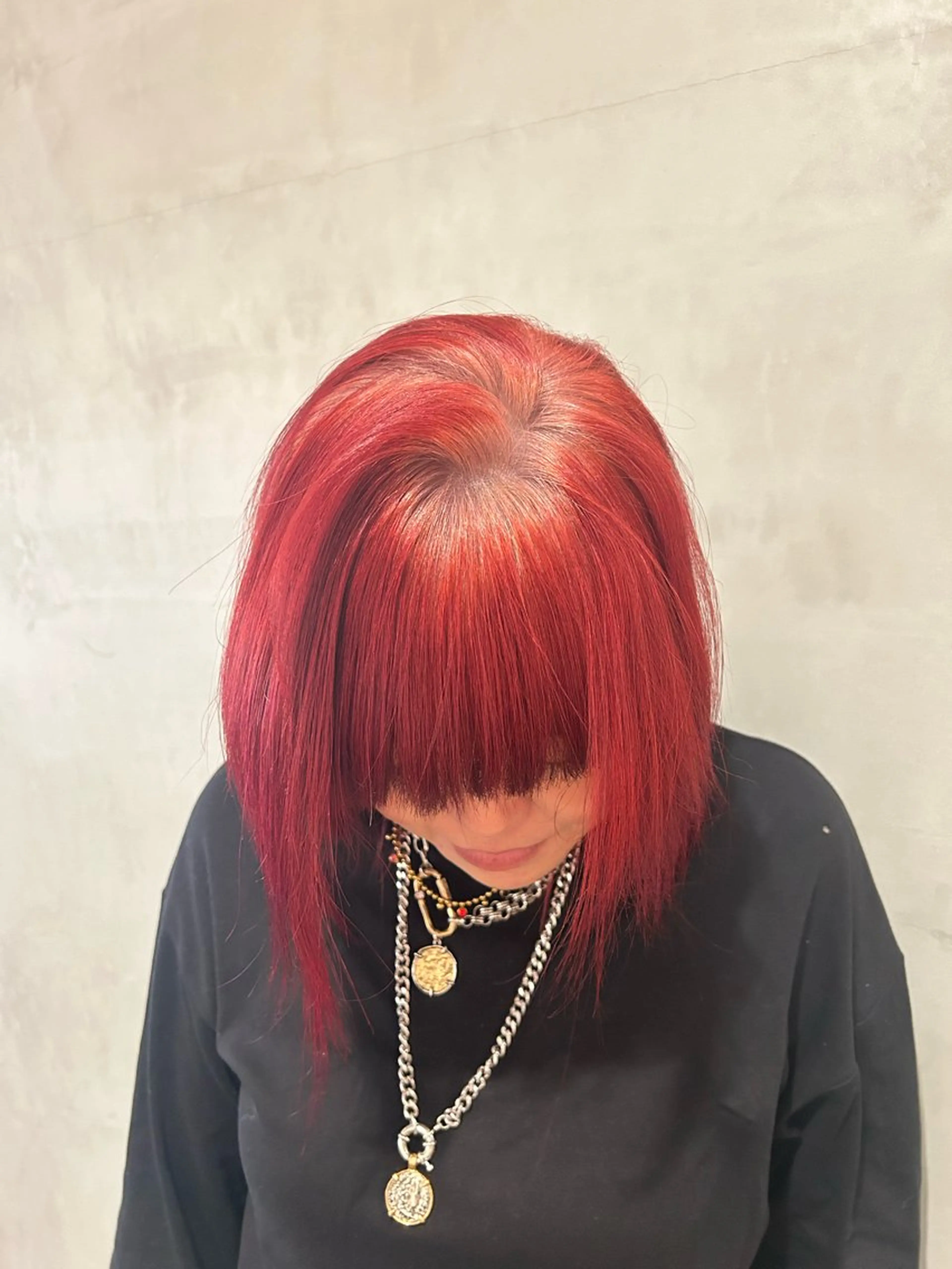 ミディアム カラー タナカ カナ🫧のヘアスタイル