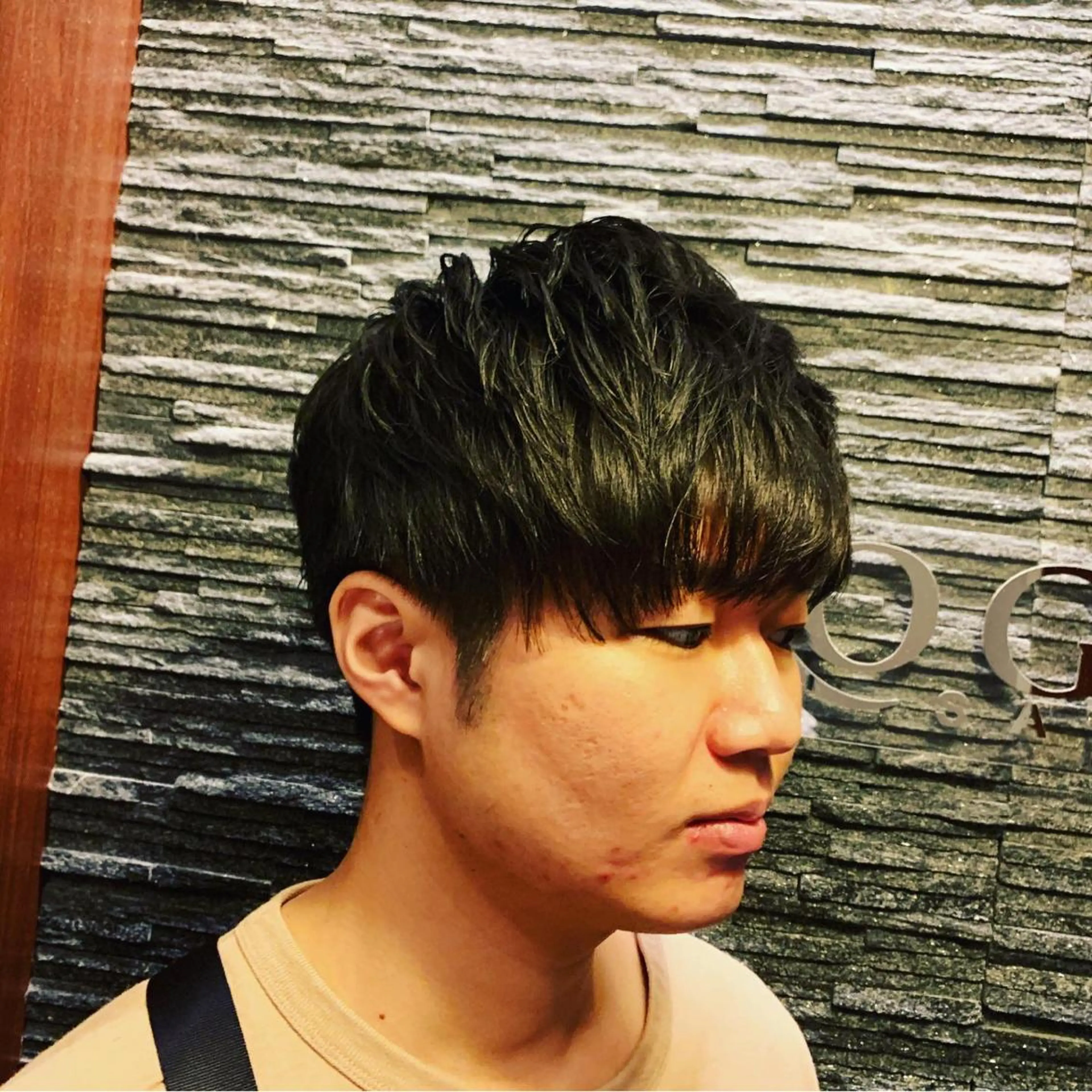 ショート パーマ メンズ ひらお あおとのヘアスタイル