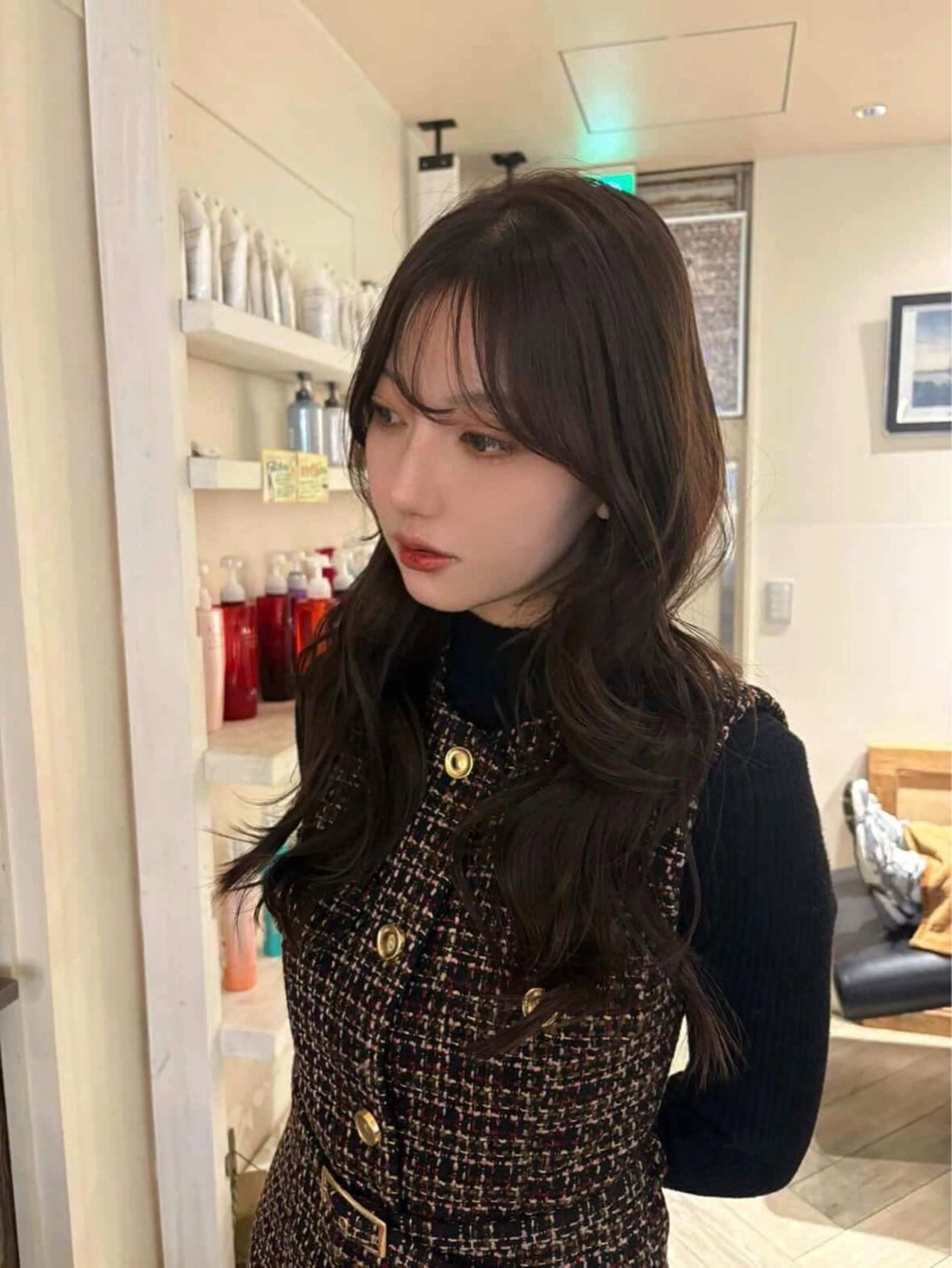 ロング ヘアカラー 透明感カラー 🧚‍♂️さえのヘアスタイル