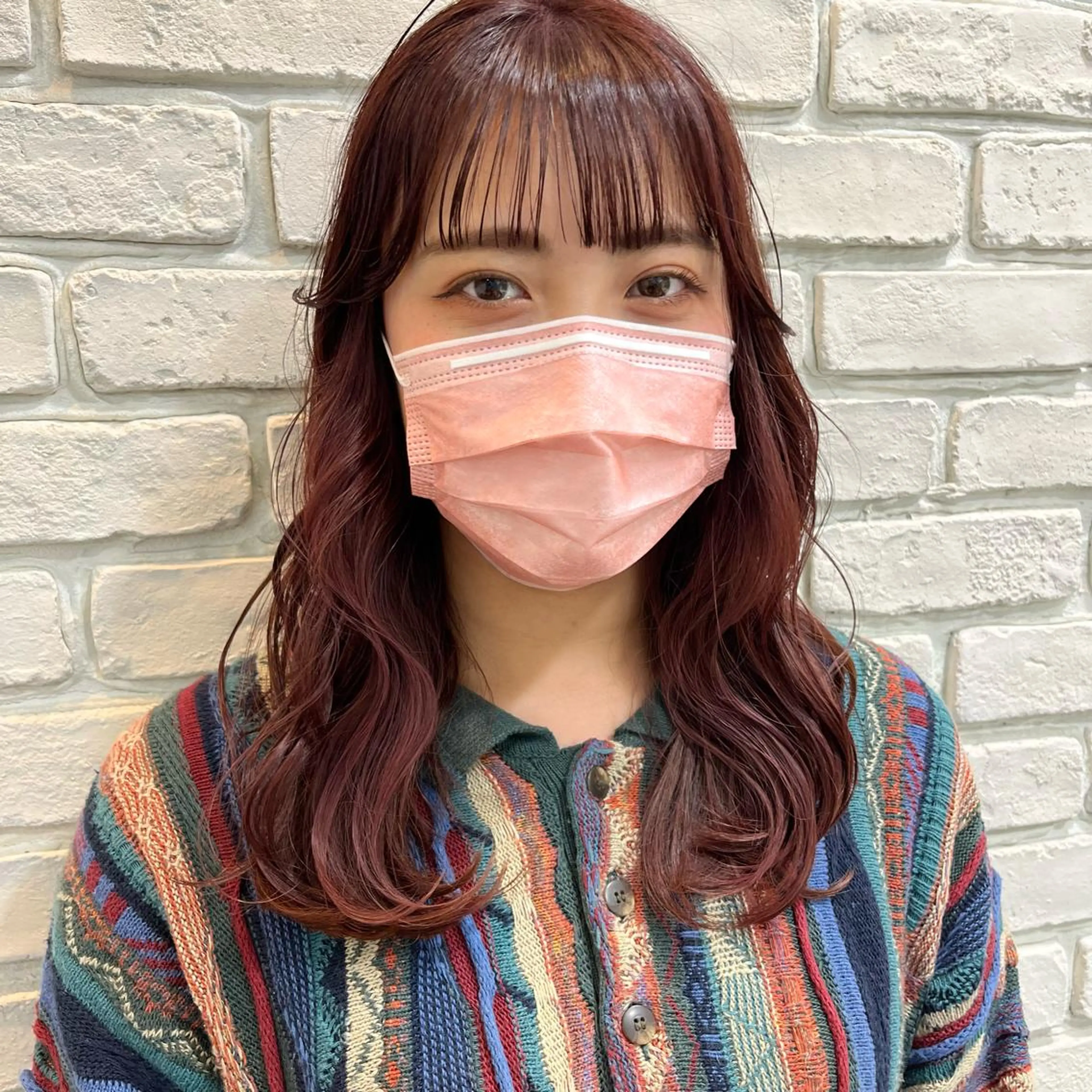 セミロング カラー ラベンダーカラー ピンクカラー ピンクラベンダー SOYON 🤍CHIZU🤍.のヘアスタイル