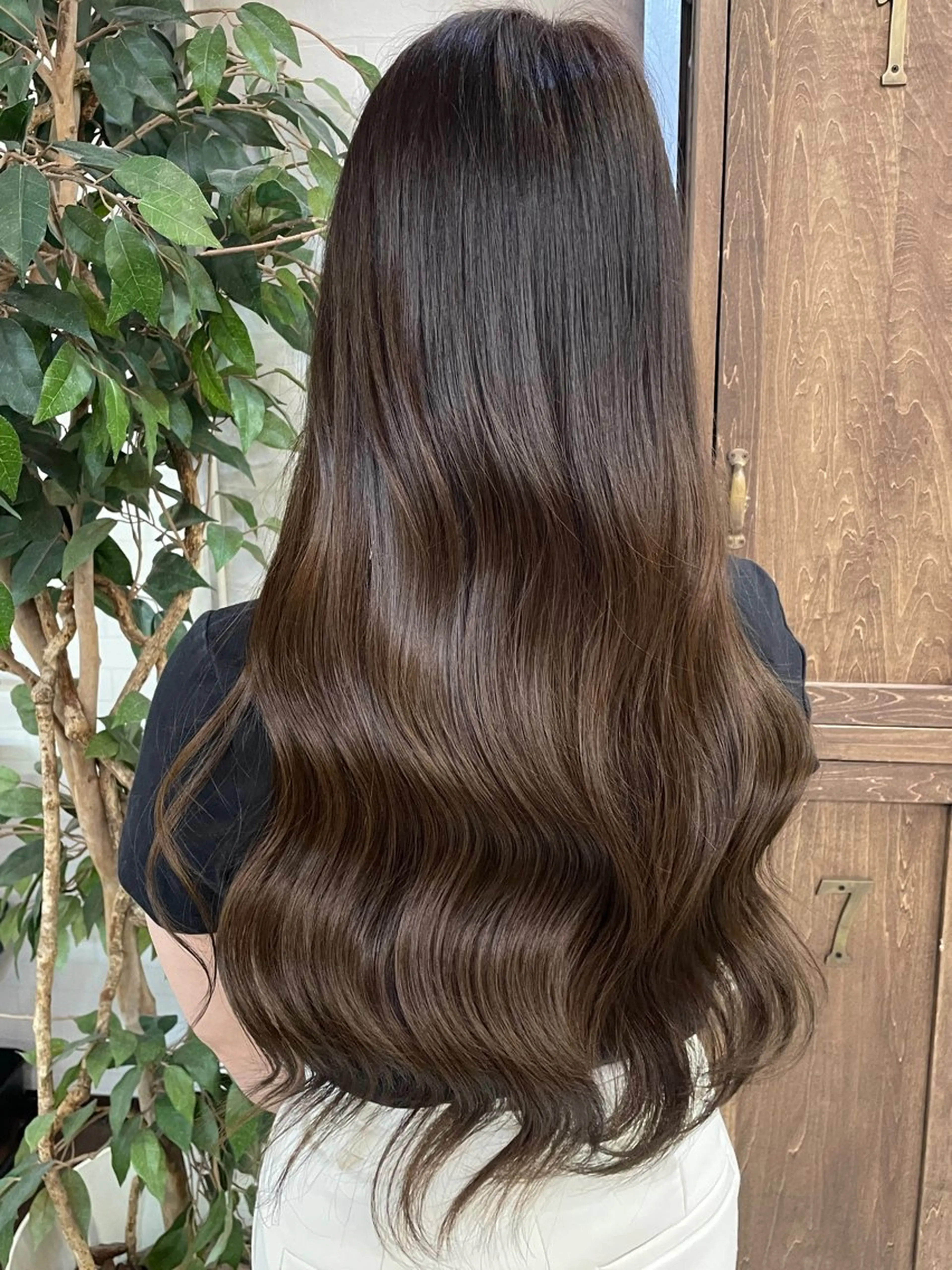 ロング カット ヘアカラー Caracore なんば店のヘアスタイル