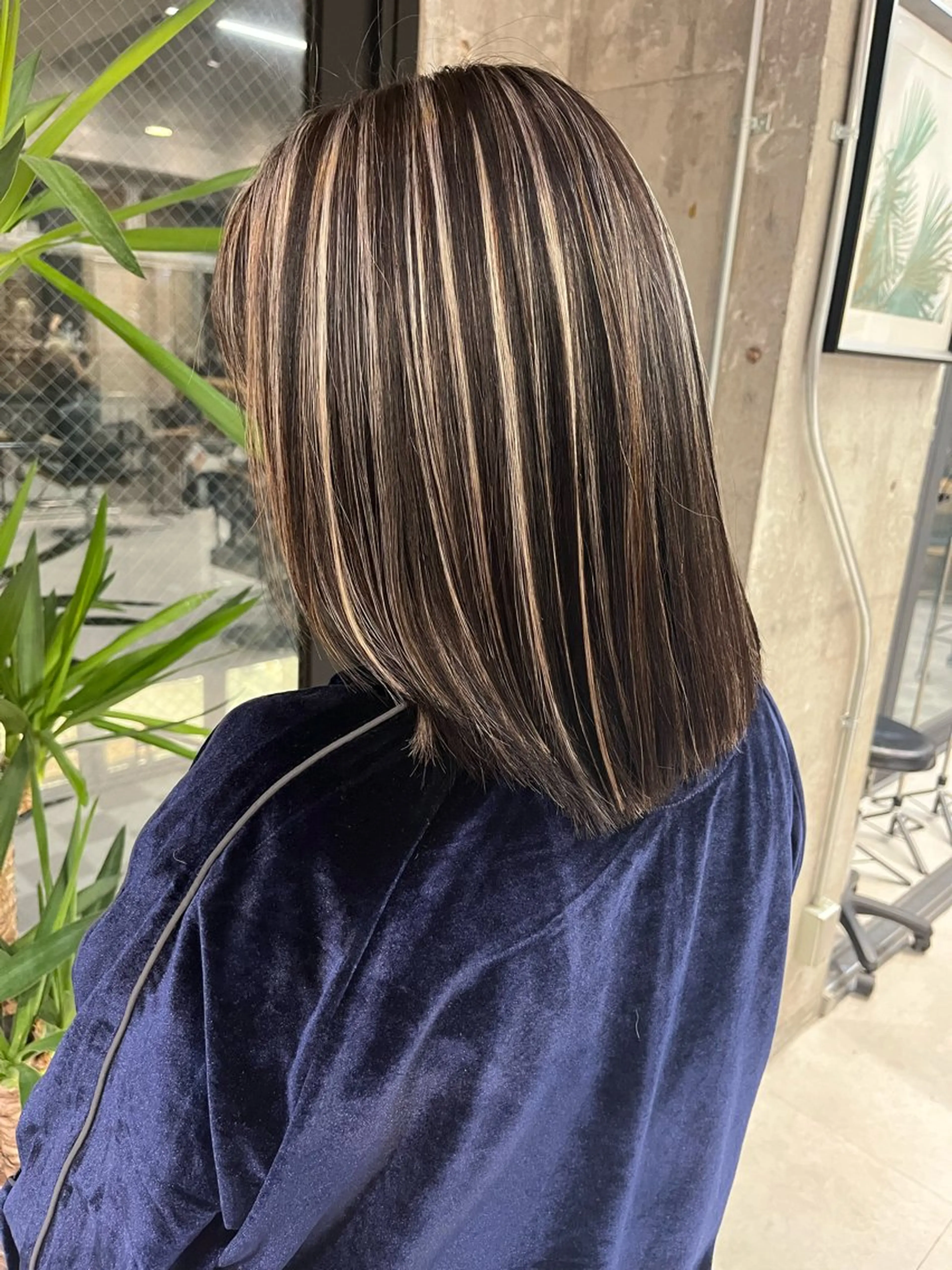 ミディアム 🌊ハイライト Rizu🌊のヘアスタイル