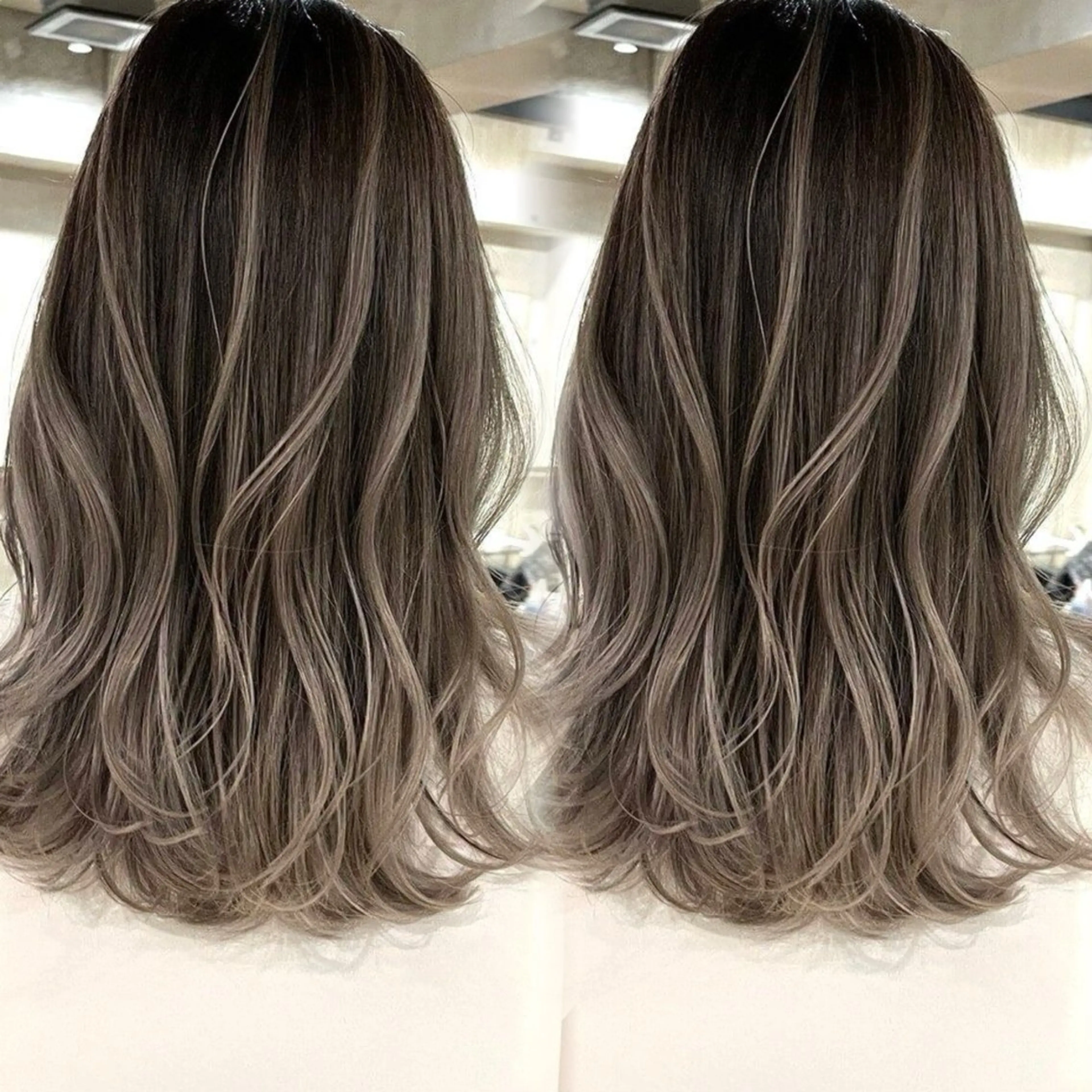 セミロング 🦋高屋敷陸🦋 レイヤー/グレージュのヘアスタイル
