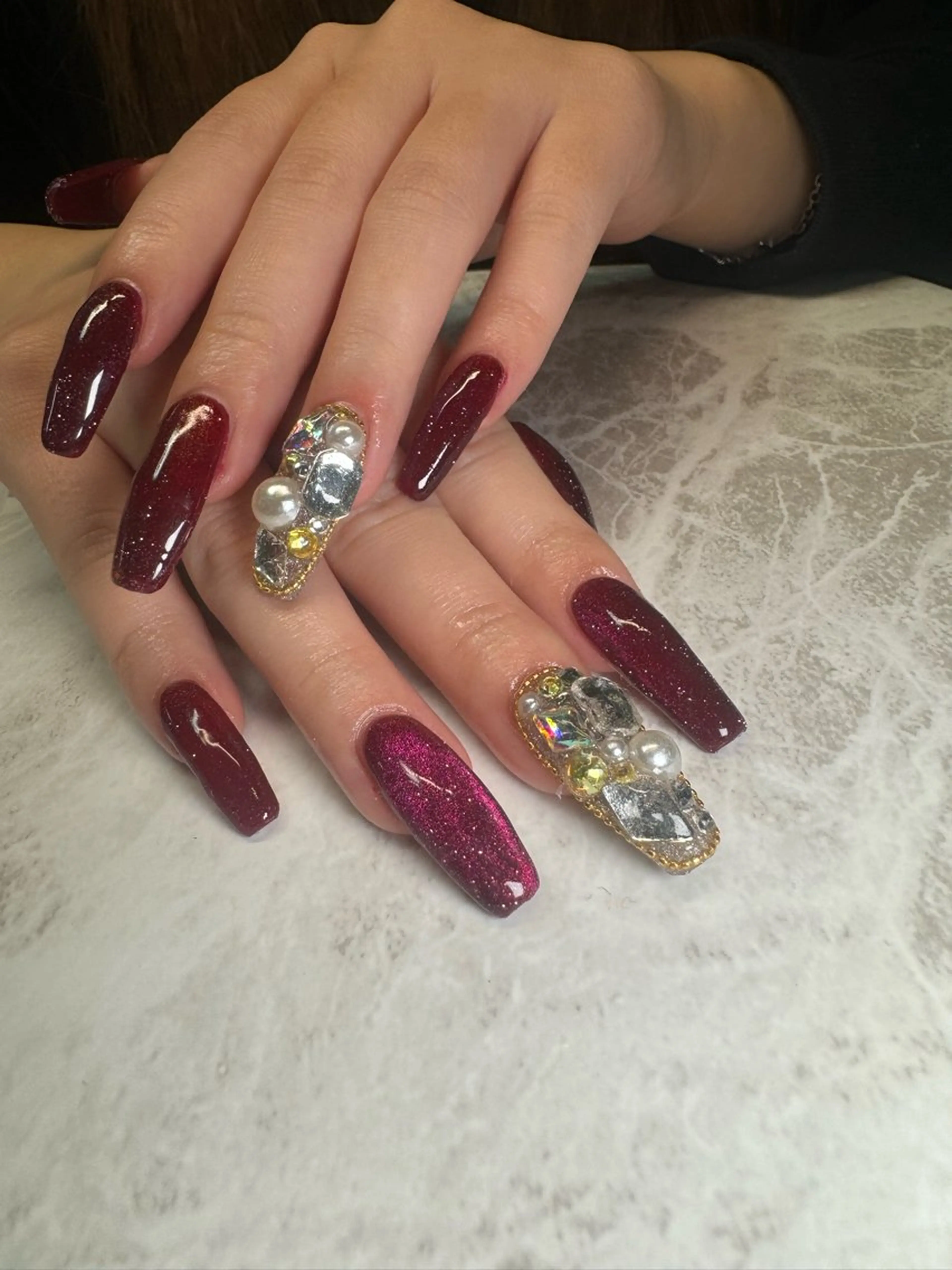 ネイル ハンドネイル YOUTH nails waxing所属・YOUTH natsumiのネイルデザイン