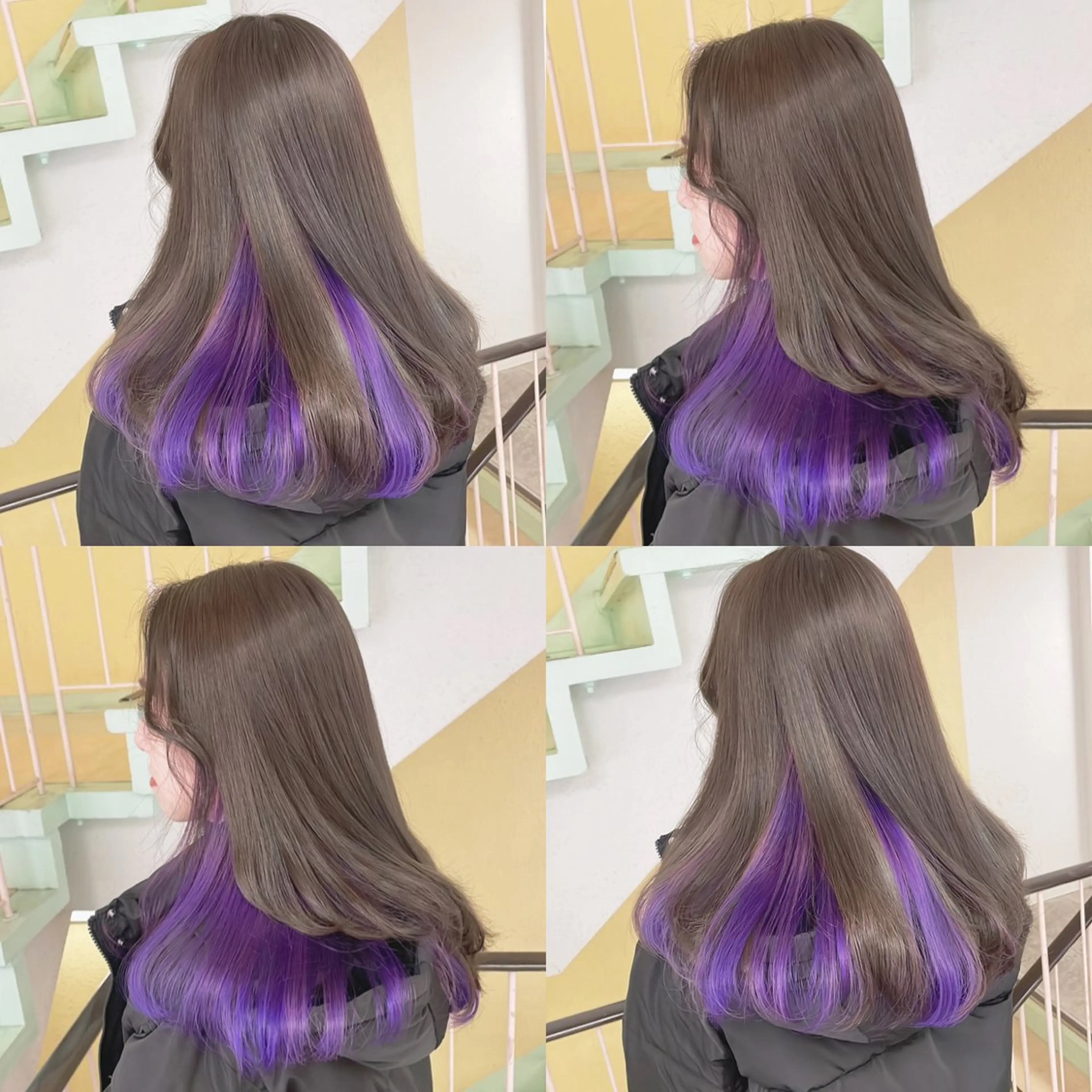 カラー ヘアカラー トリートメント 渋谷:インナーカラー ／🍒エリカ🍒のヘアスタイル