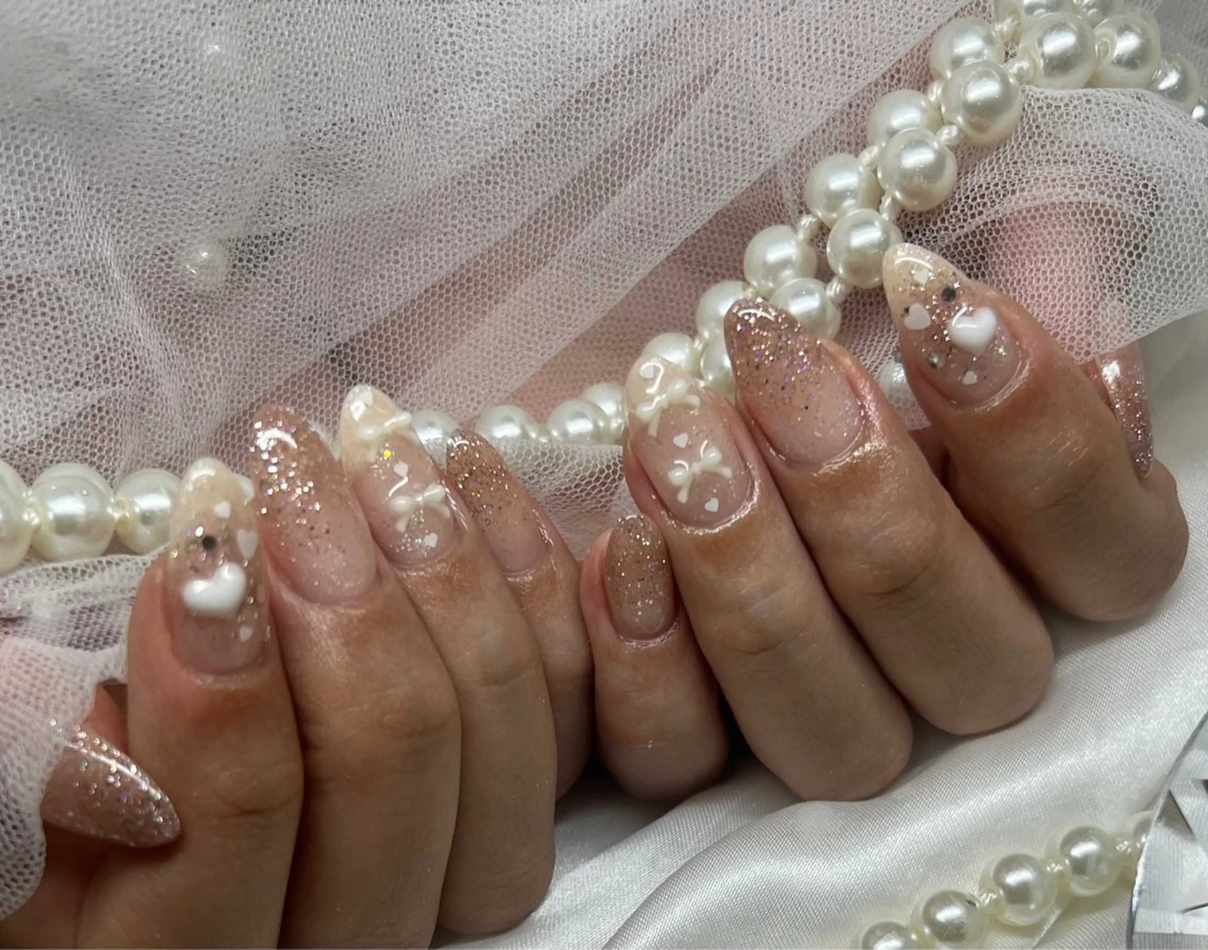 ミディアム ハンドネイル Ange Nailistのネイルデザイン