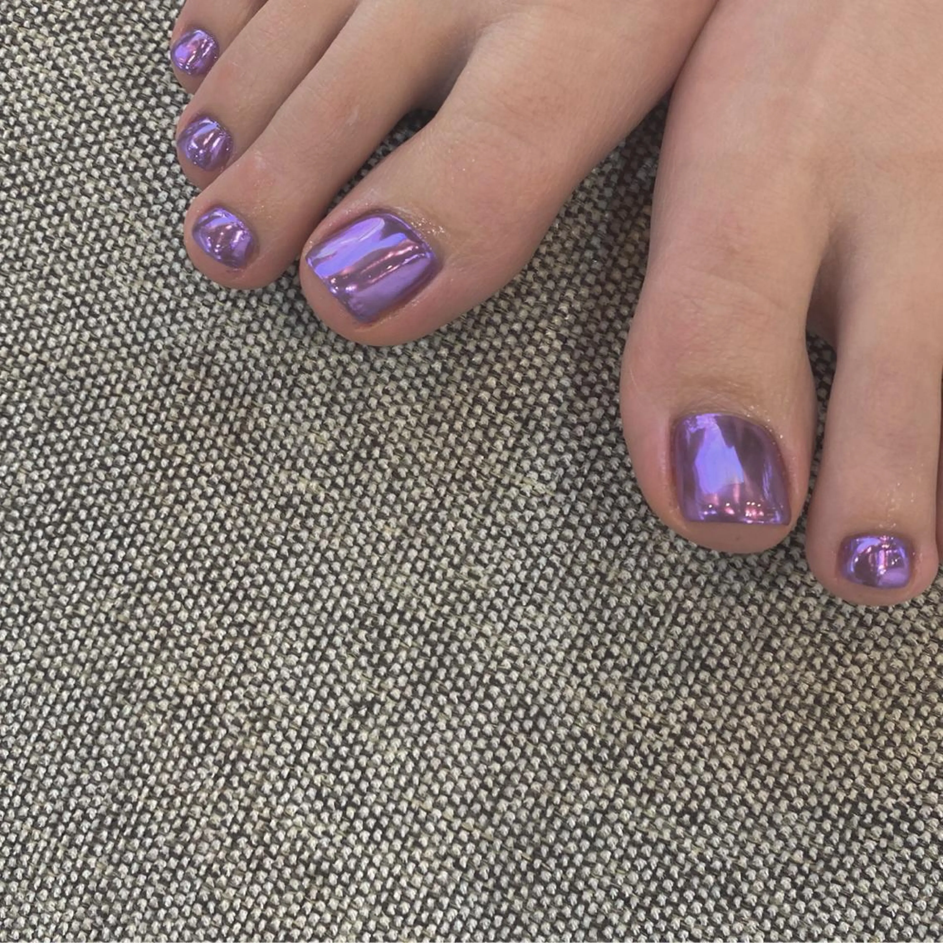 ネイル フットネイル ミラーネイル 🌼大西洋子 laughl🌼のネイルデザイン