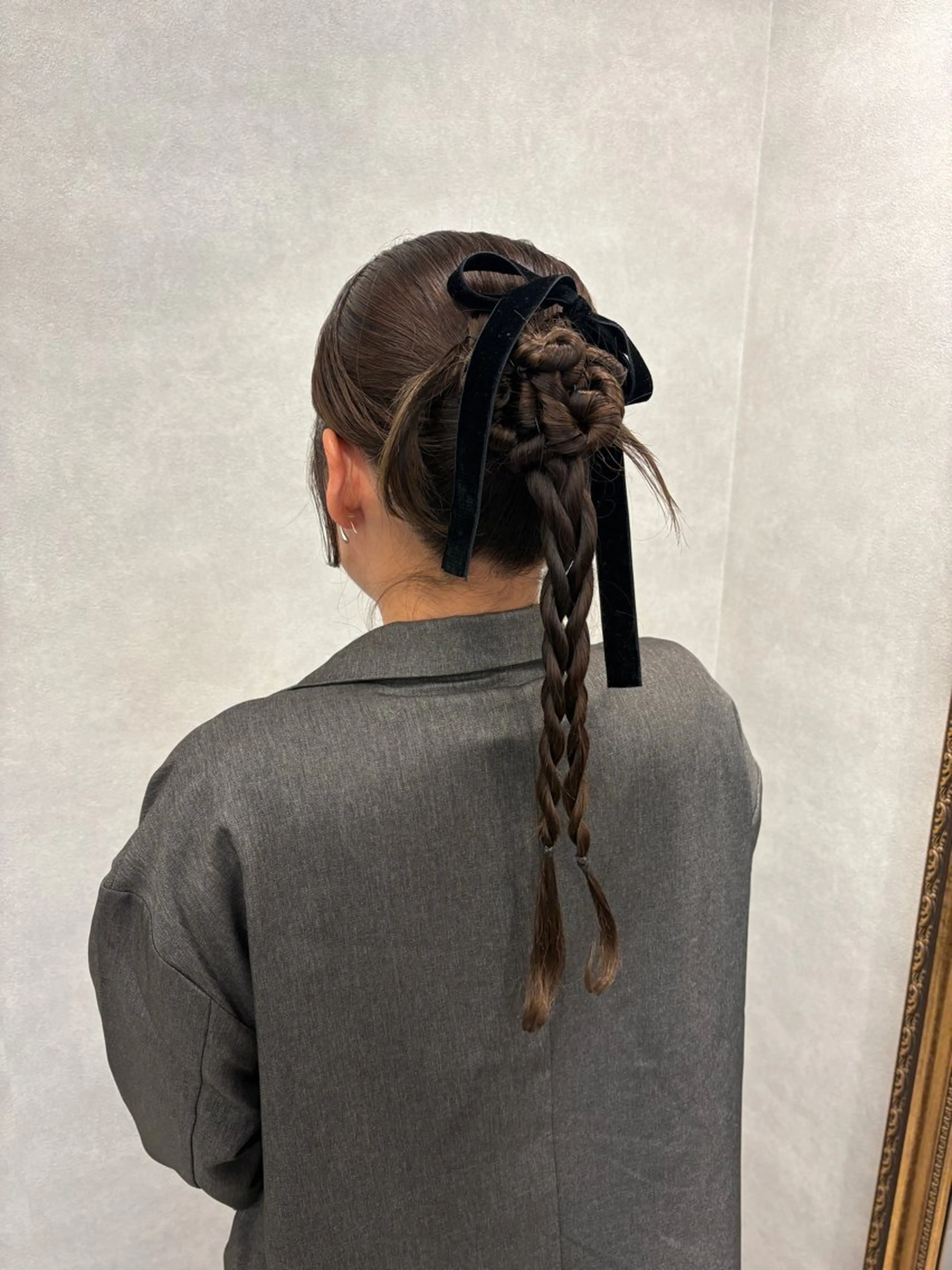 ヘアアレンジ ヘアセット ピンクカラーアレンジ 🩷AYANA🩷のヘアスタイル