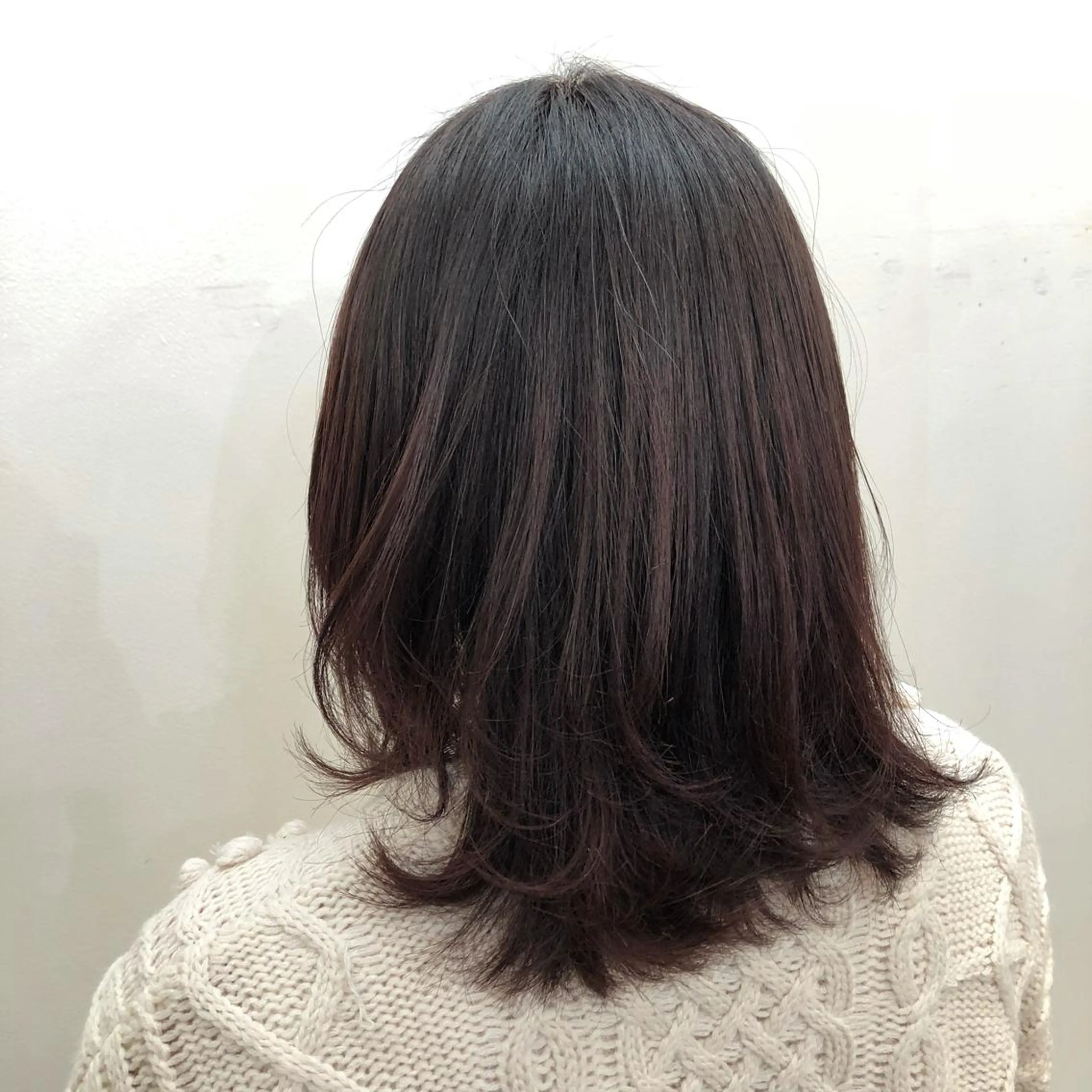 セミロング カラー 艶カラー🌙縮毛矯正 /ボブ【Reina】のヘアスタイル