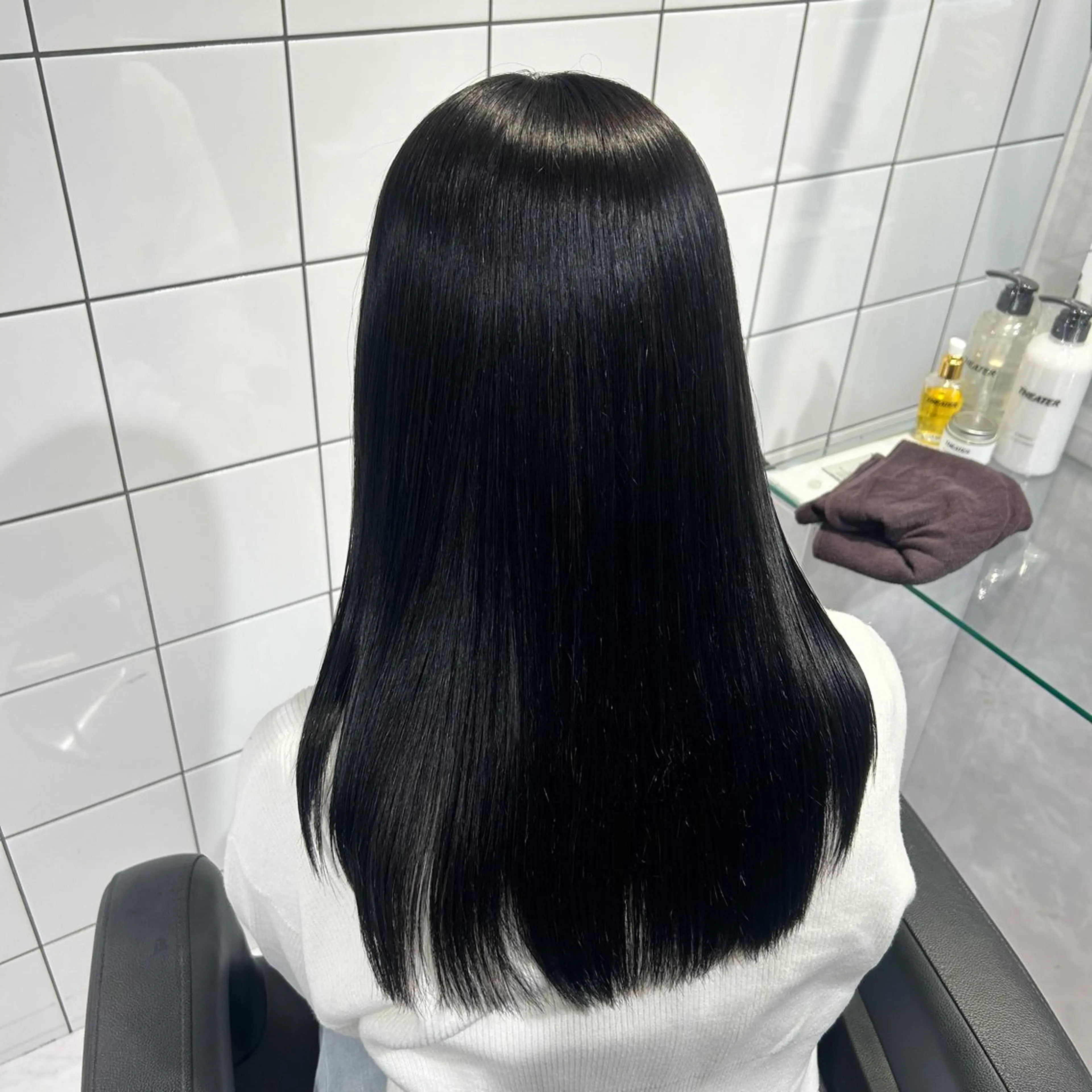 ロング カラー カット ヘアカラー トリートメント 表参道/透明感カラー /暗髪/ジュキヤのヘアスタイル