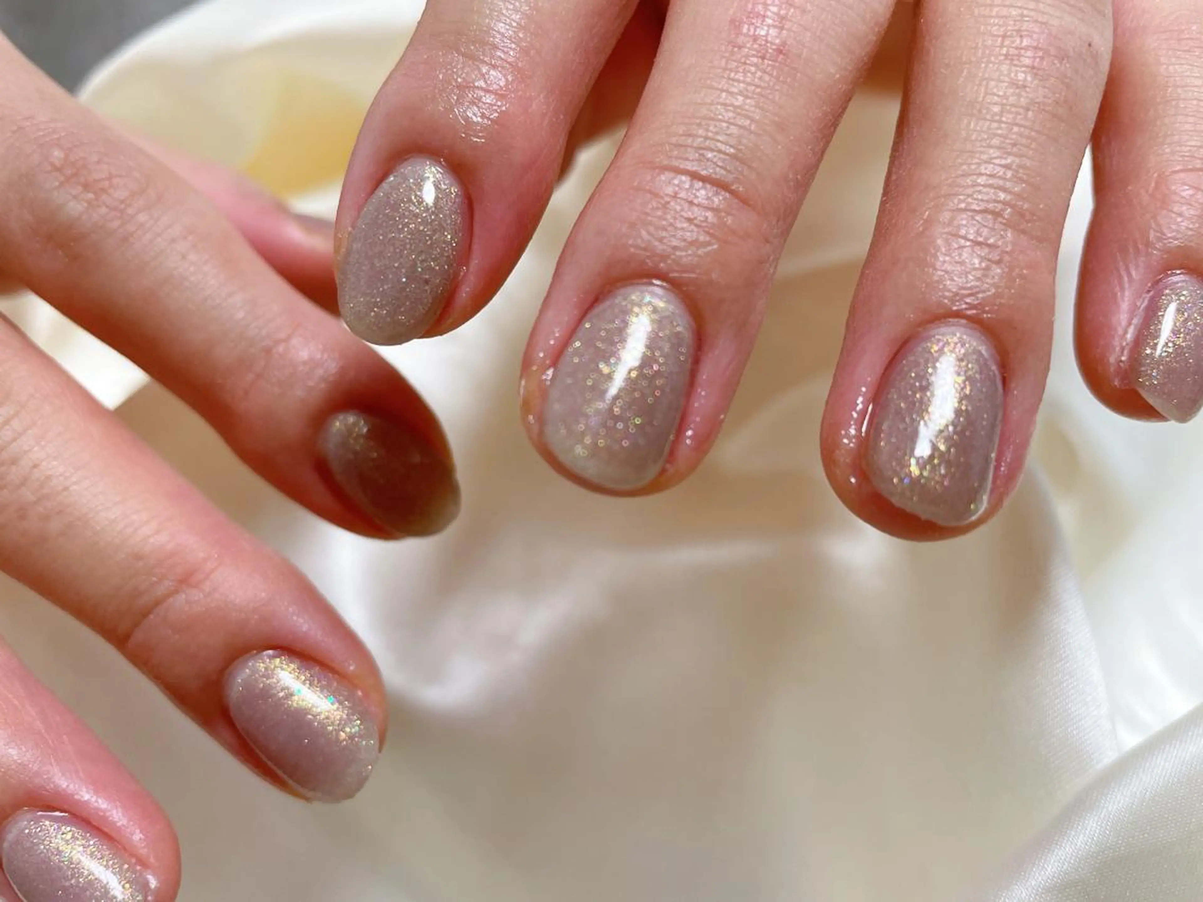 ネイル 韓国ネイル ラメ(グリッター) kikinail 溝の口のネイルデザイン