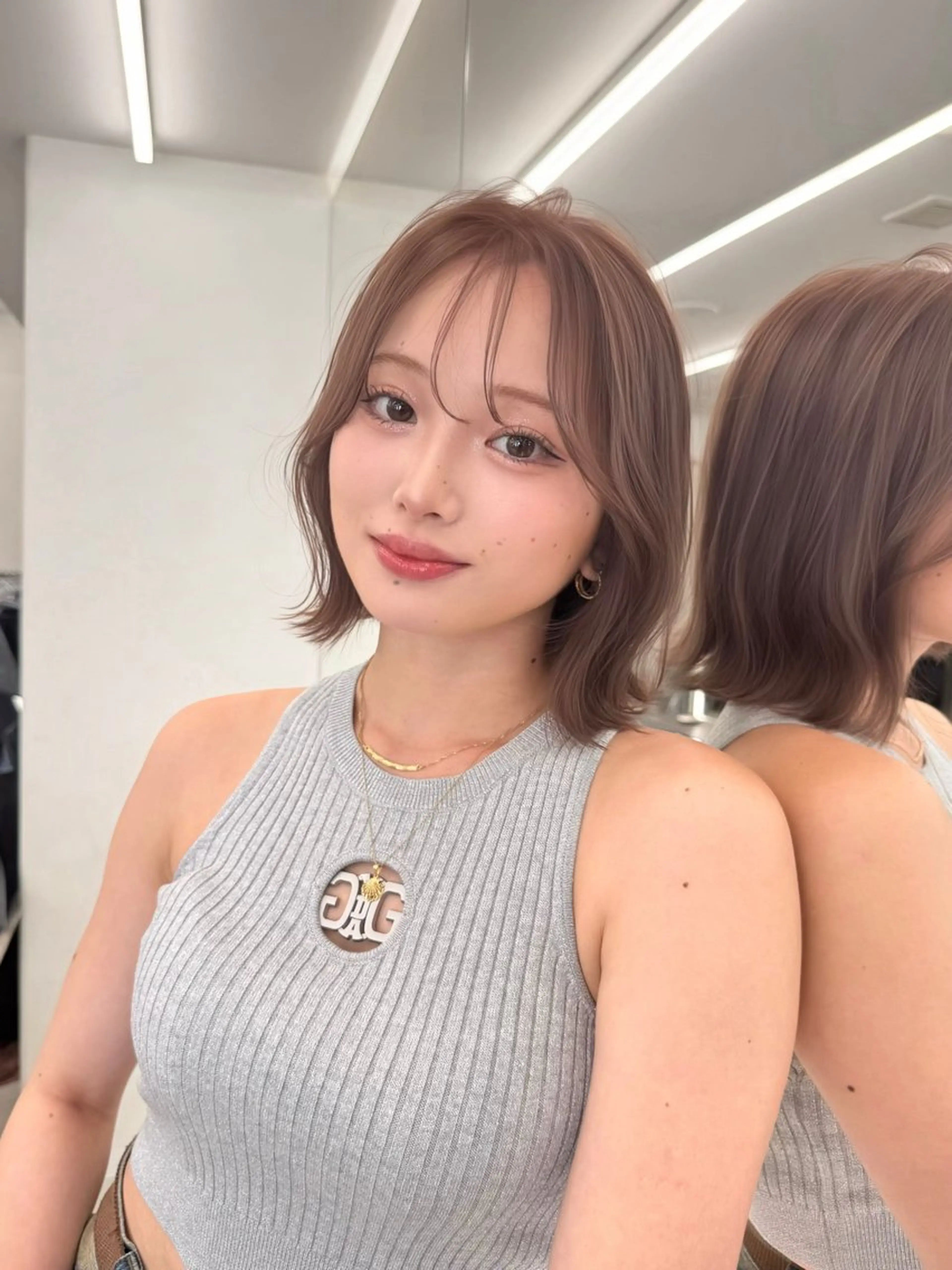 ショート sand池袋所属・似合わせボブカット ISAKIのヘアスタイル