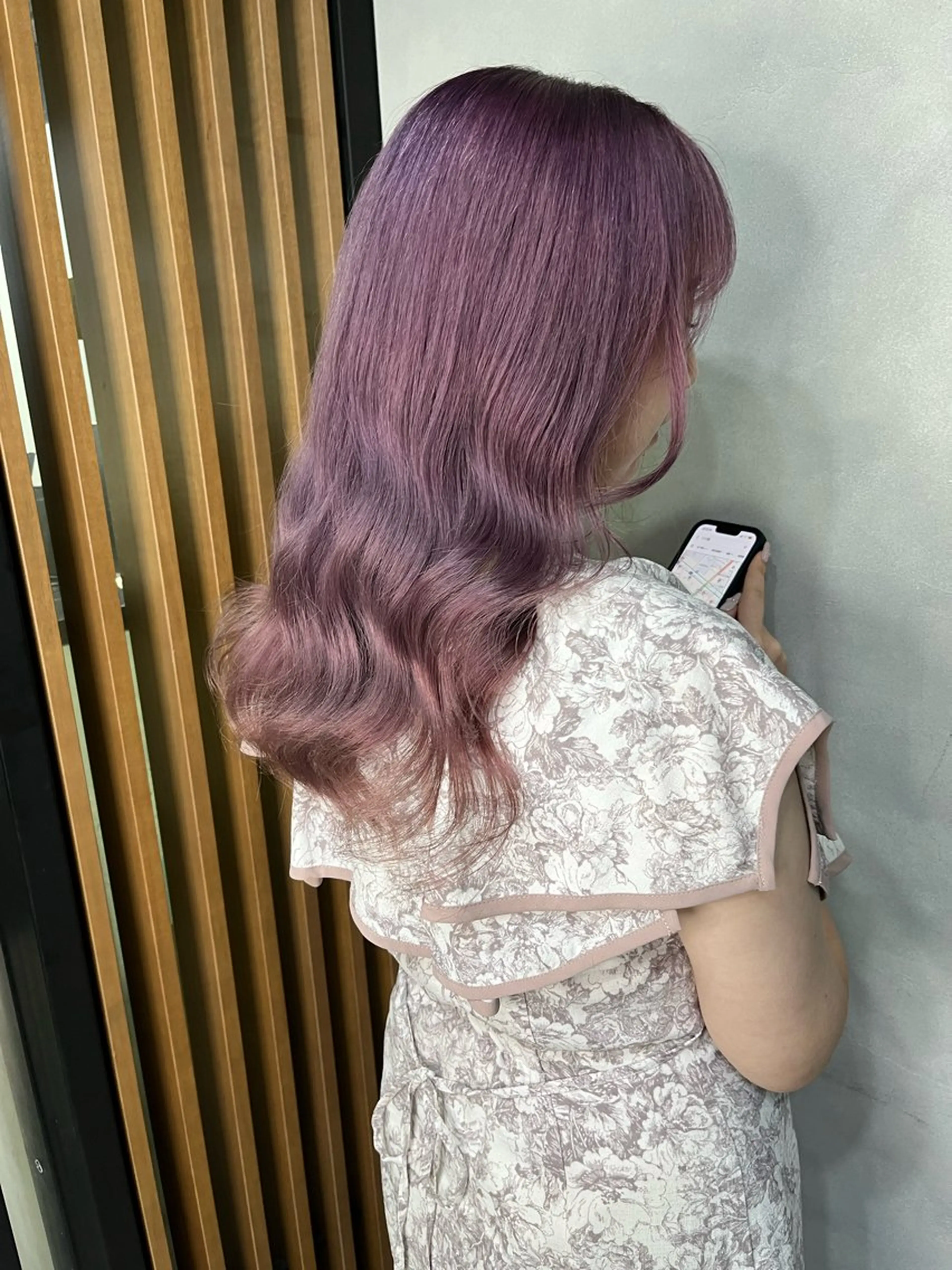 セミロング 濱川響太レディース カットモデルのヘアスタイル