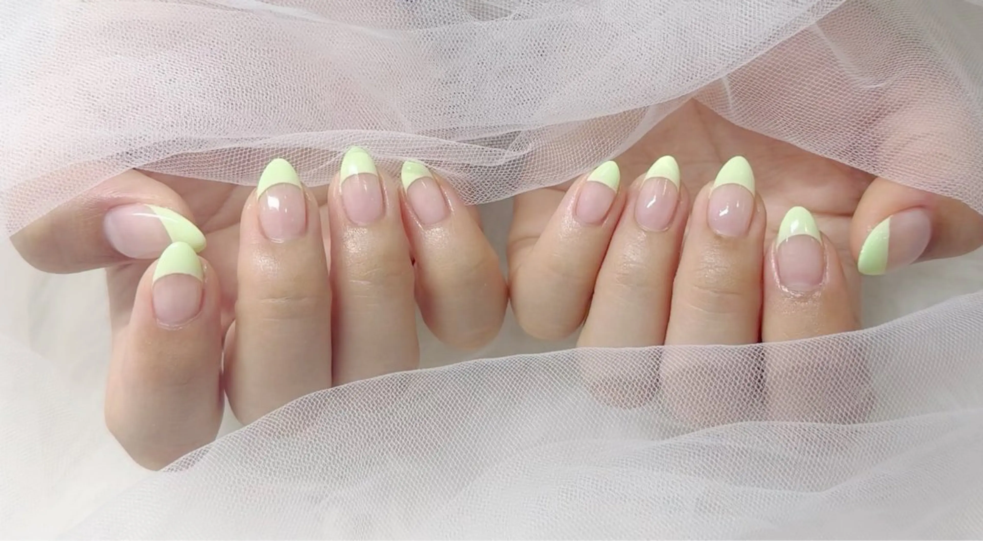 🩵クリアベースフレンチの写真