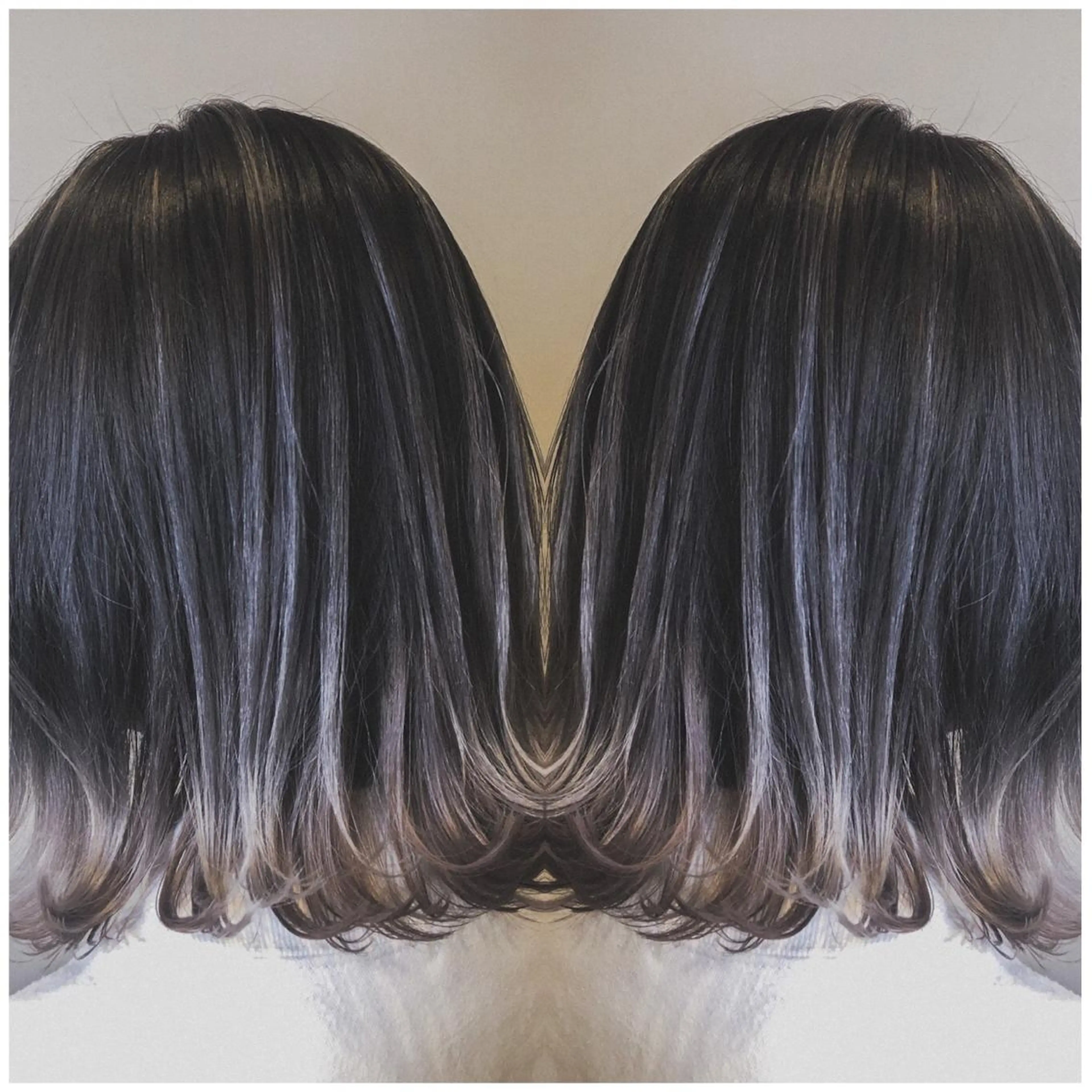 ミディアム カラー グラデーションカラー ハイライトカラー ハイライト ハイライト/ブリーチ バレイヤージュ関佳祐のヘアスタイル