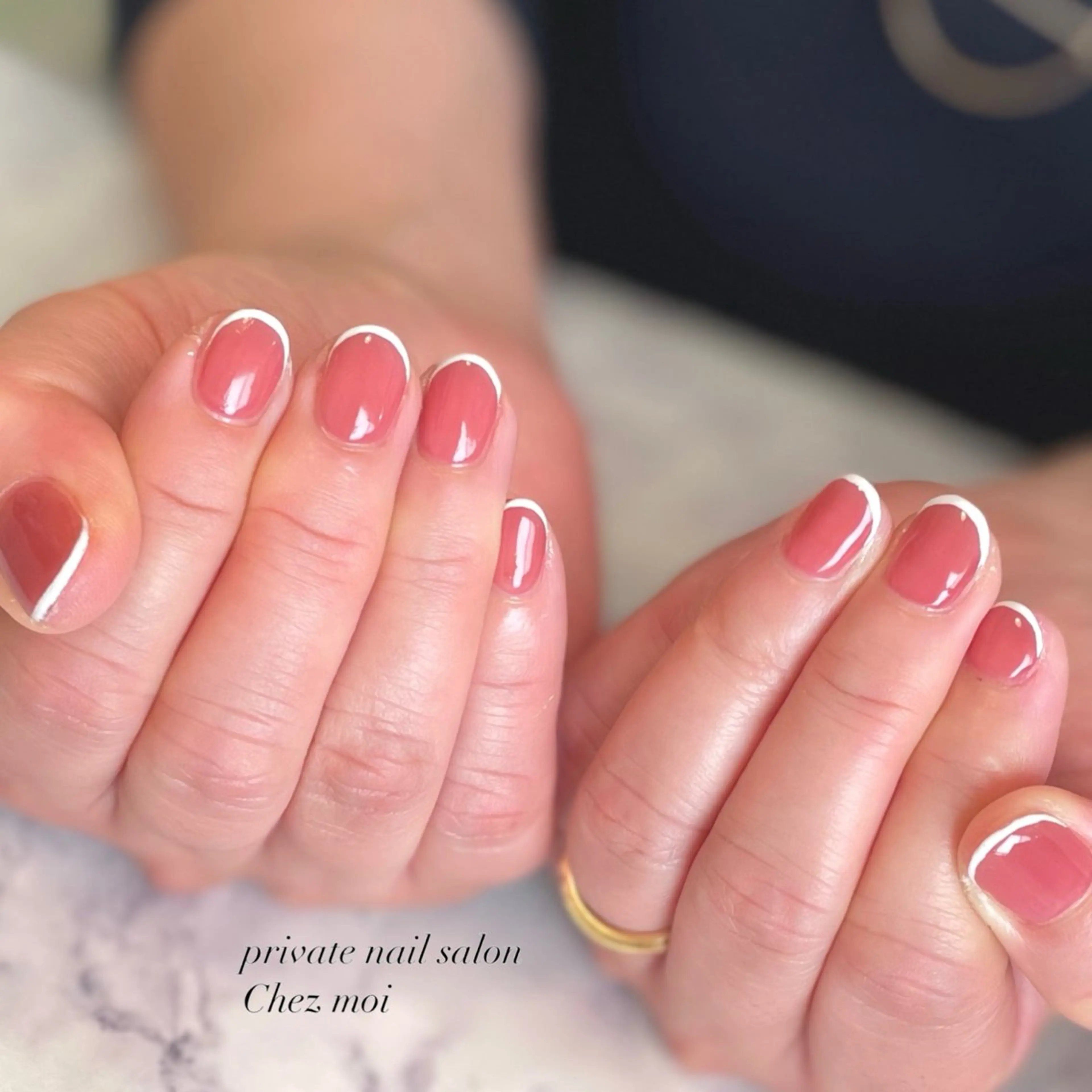 ネイル フレンチネイル KOMINE TOMOKOのネイルデザイン