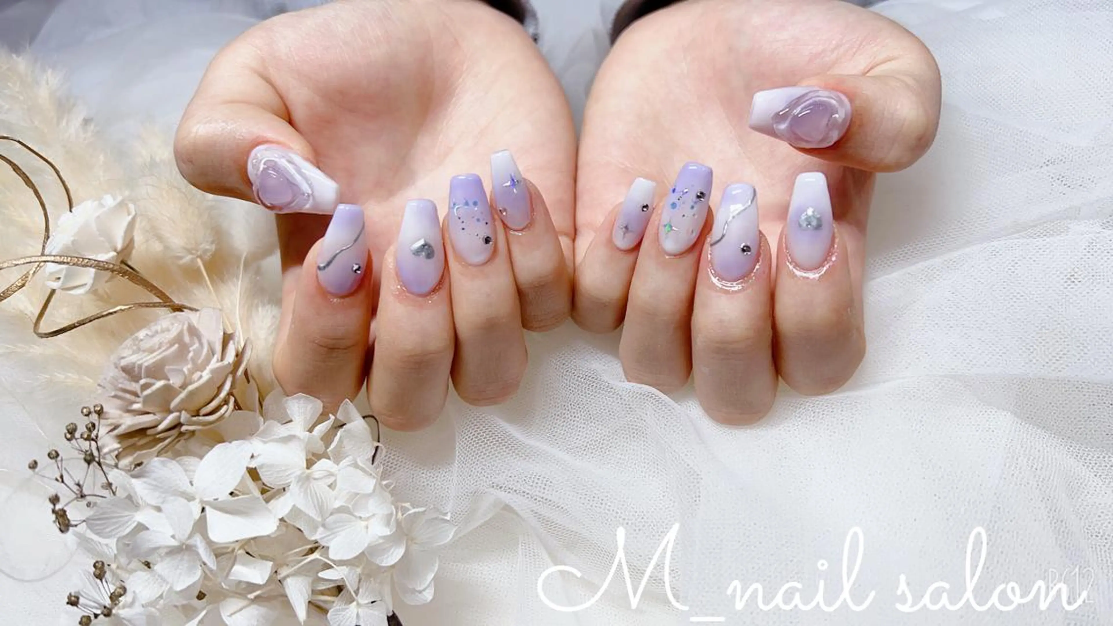 ネイル スカルプネイル M_ nail salonのネイルデザイン