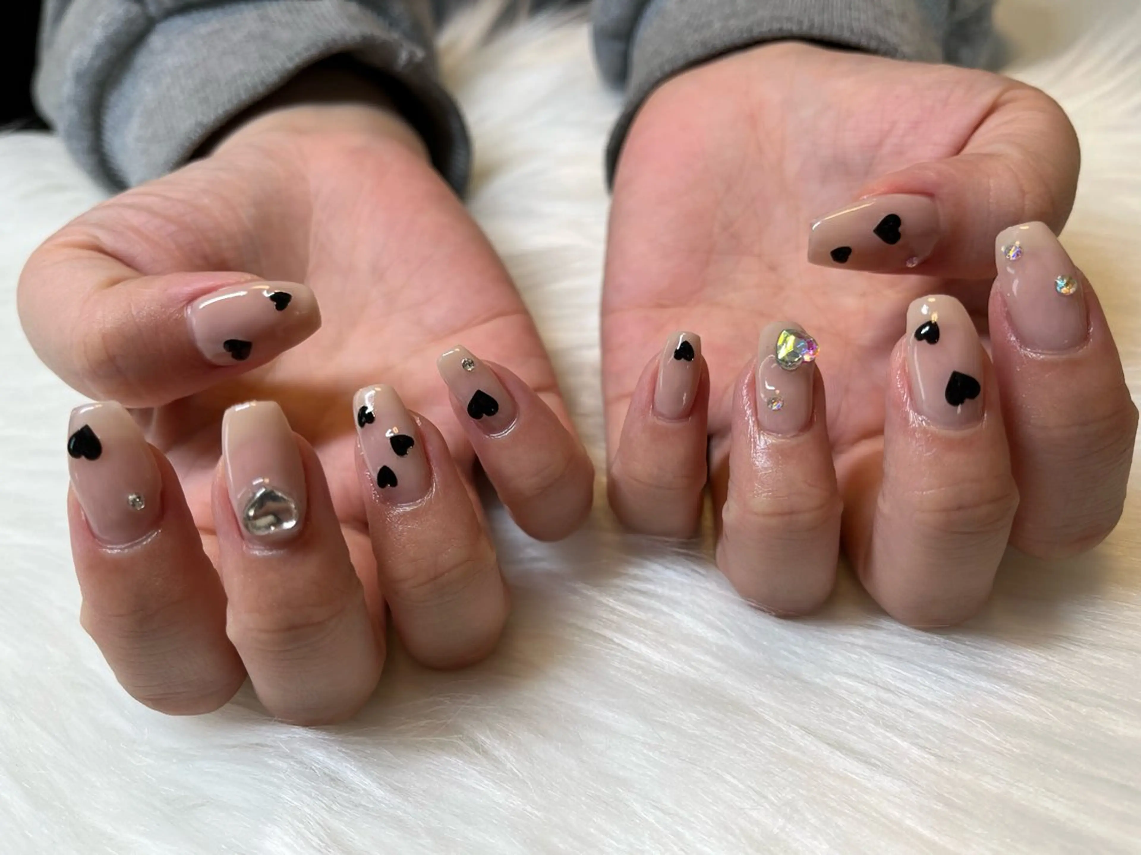 ネイル ハート ネイルサロン flatのネイルデザイン