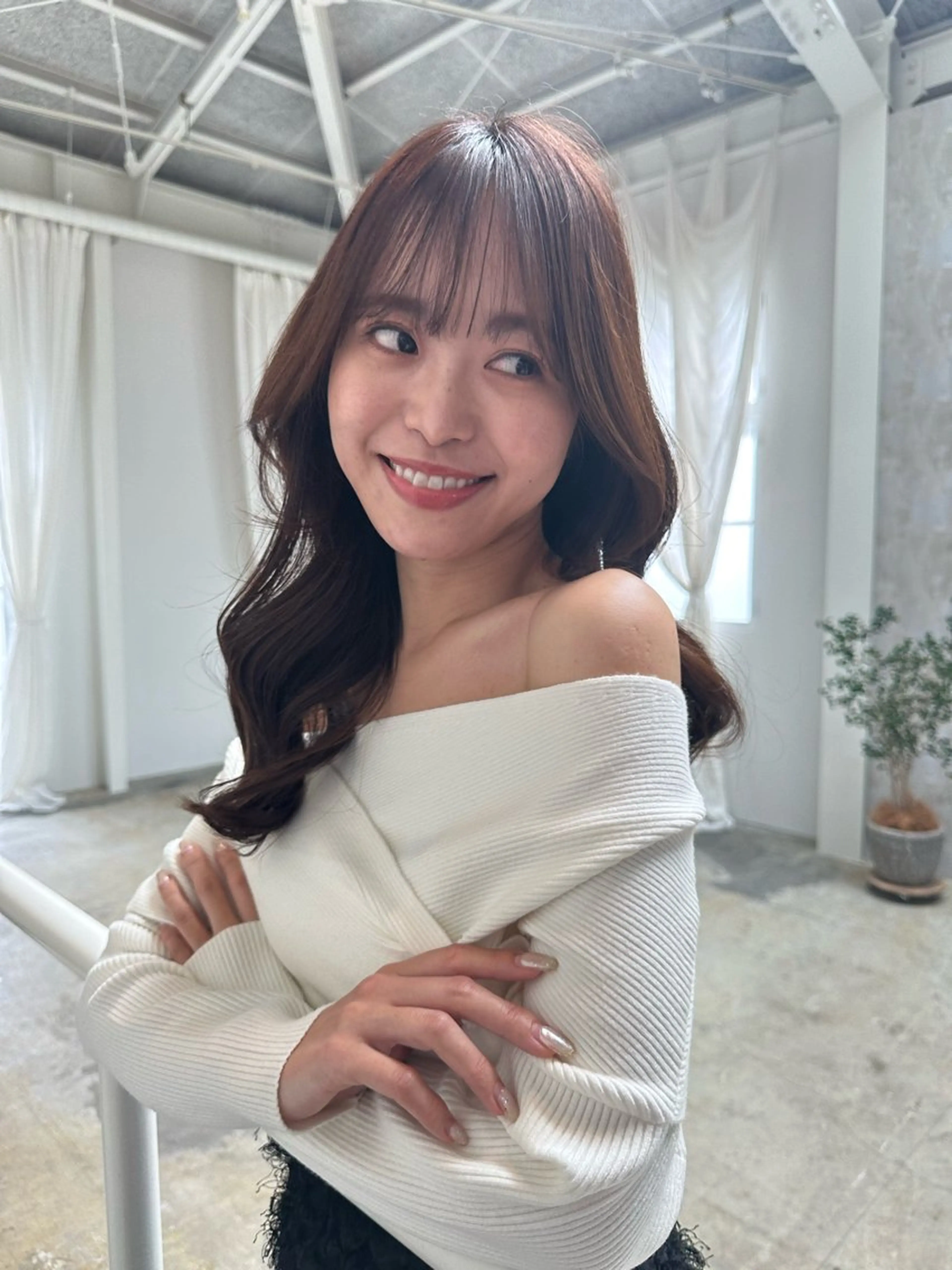 ロング カラー カット ヘアカラー トリートメント 🫧ナオ🫧 /韓国 ヘア/ マンツーマンのヘアスタイル