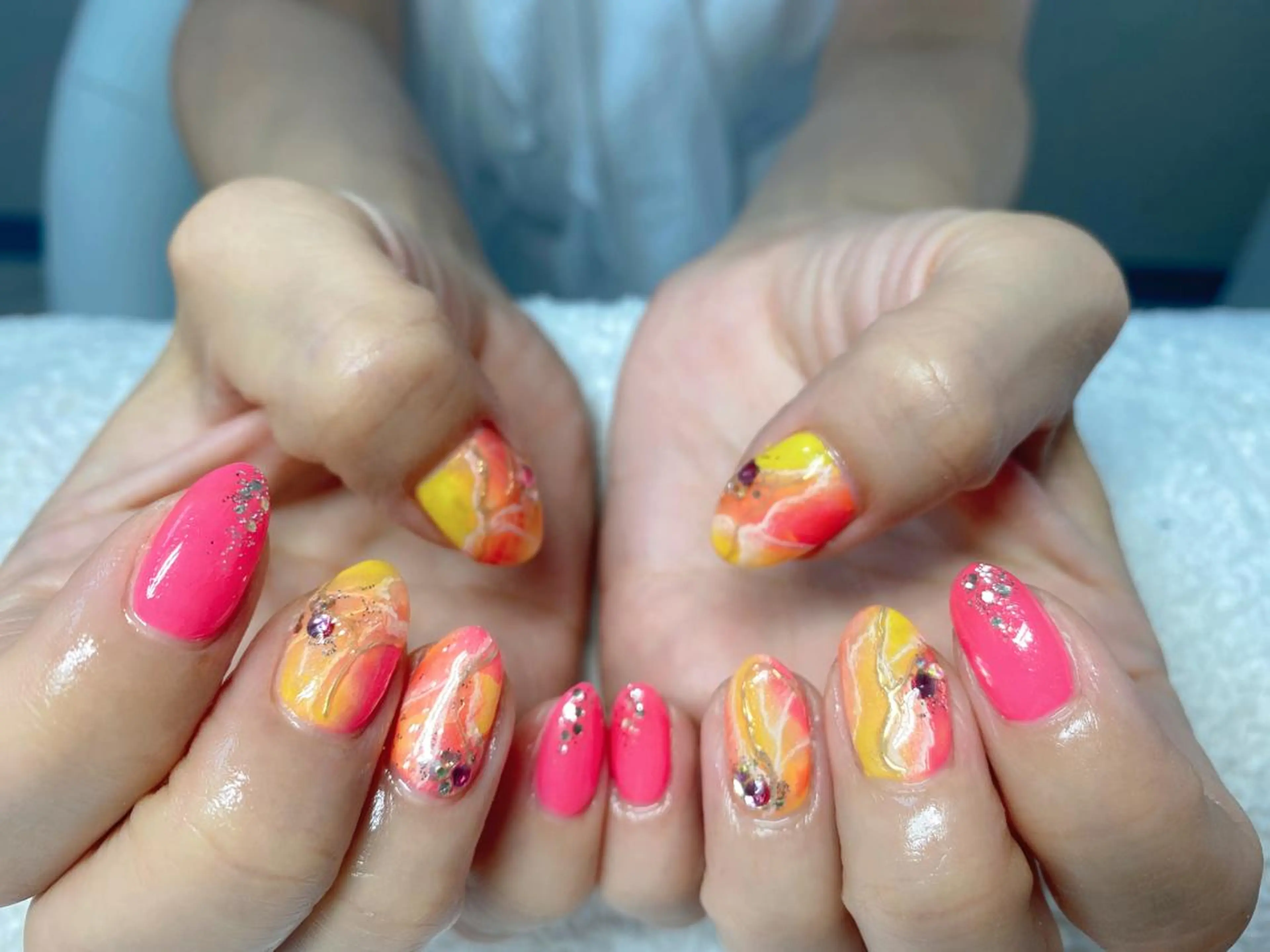 ネイル ニュアンスネイル🌈 MYU Nailsのネイルデザイン