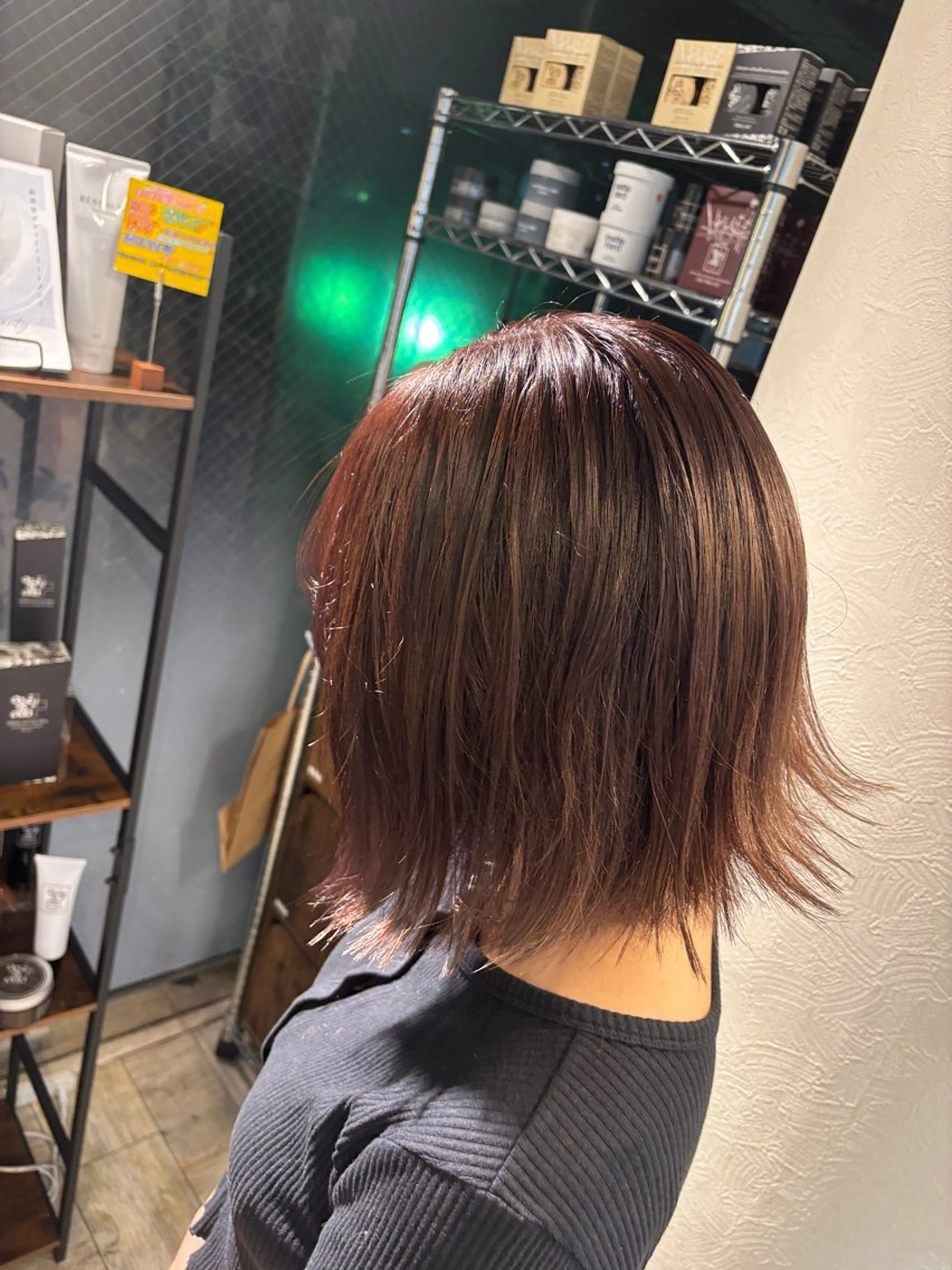 カラー ヘアカラー トリートメント 艶カラー/縮毛矯正 まなとのヘアスタイル