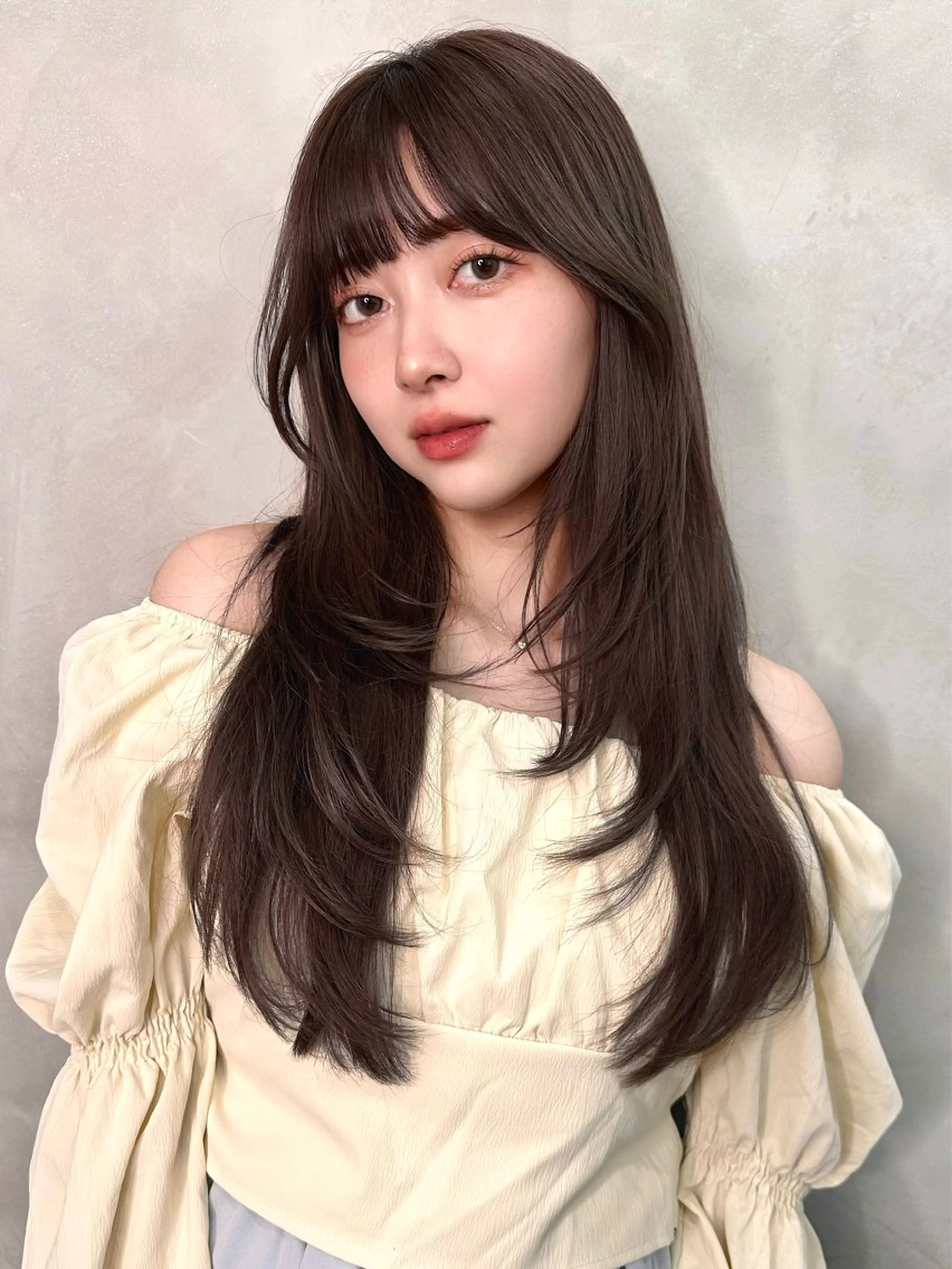 ロング カット ヘアカラー トリートメント GLROW 大宮のヘアスタイル