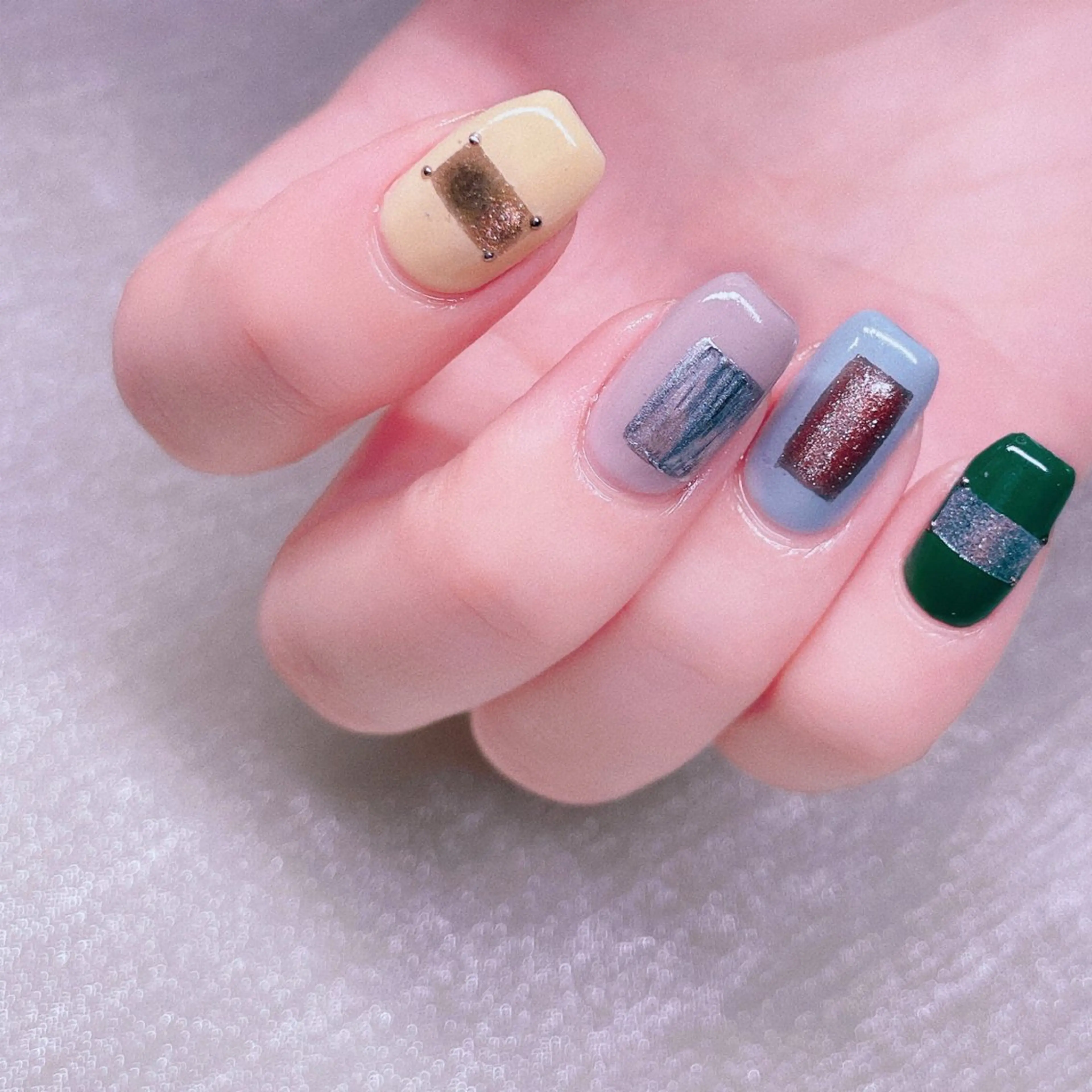 ネイル 長さ出し ハンドネイル Nailist suzuのネイルデザイン