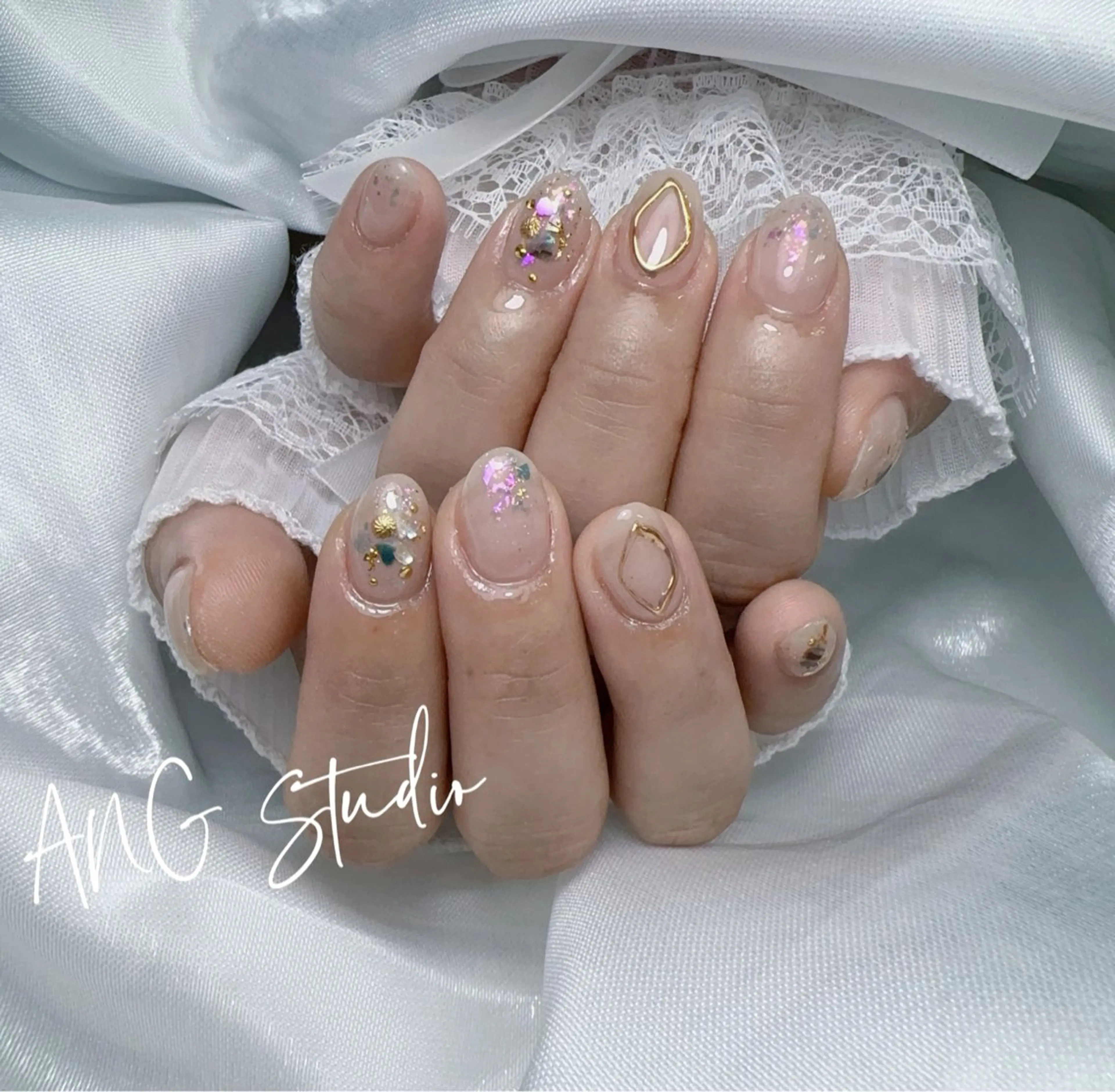 ネイル ハンドネイル ハンドケア ANG Studioのネイルデザイン