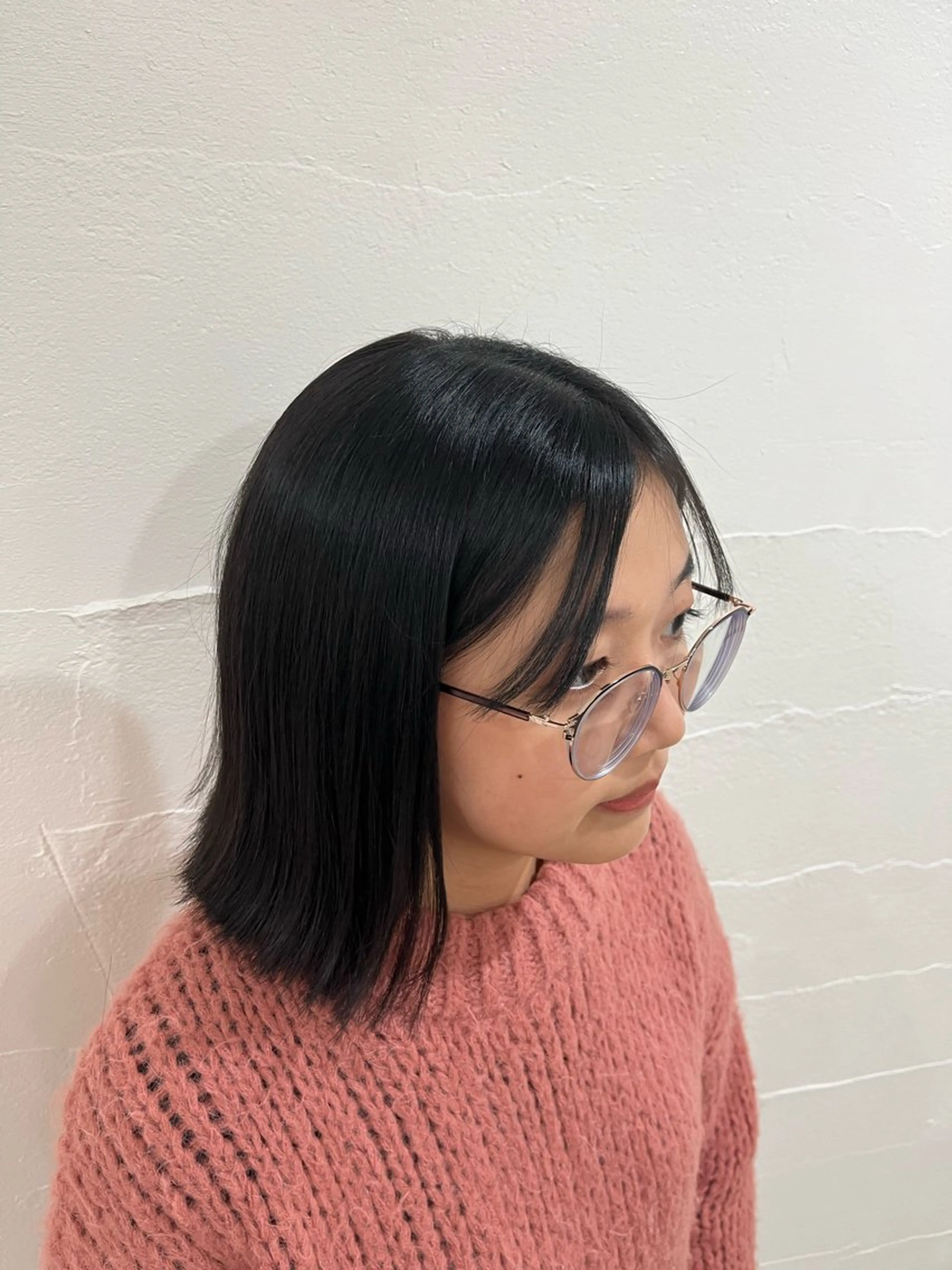 ミディアム 縮毛矯正 西田 早輝子🍊のヘアスタイル