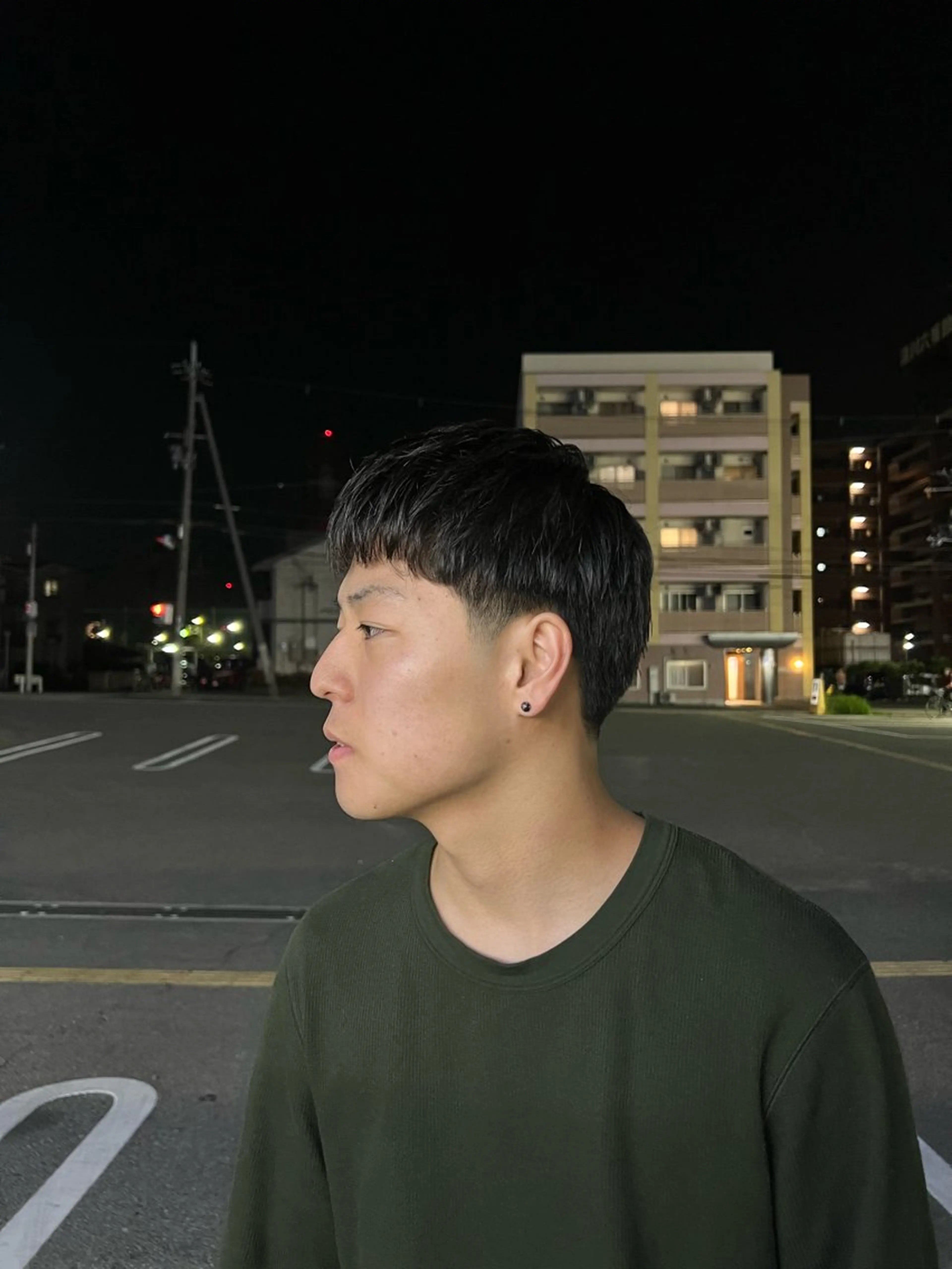 ショート メンズ 稲村 獅童のヘアスタイル