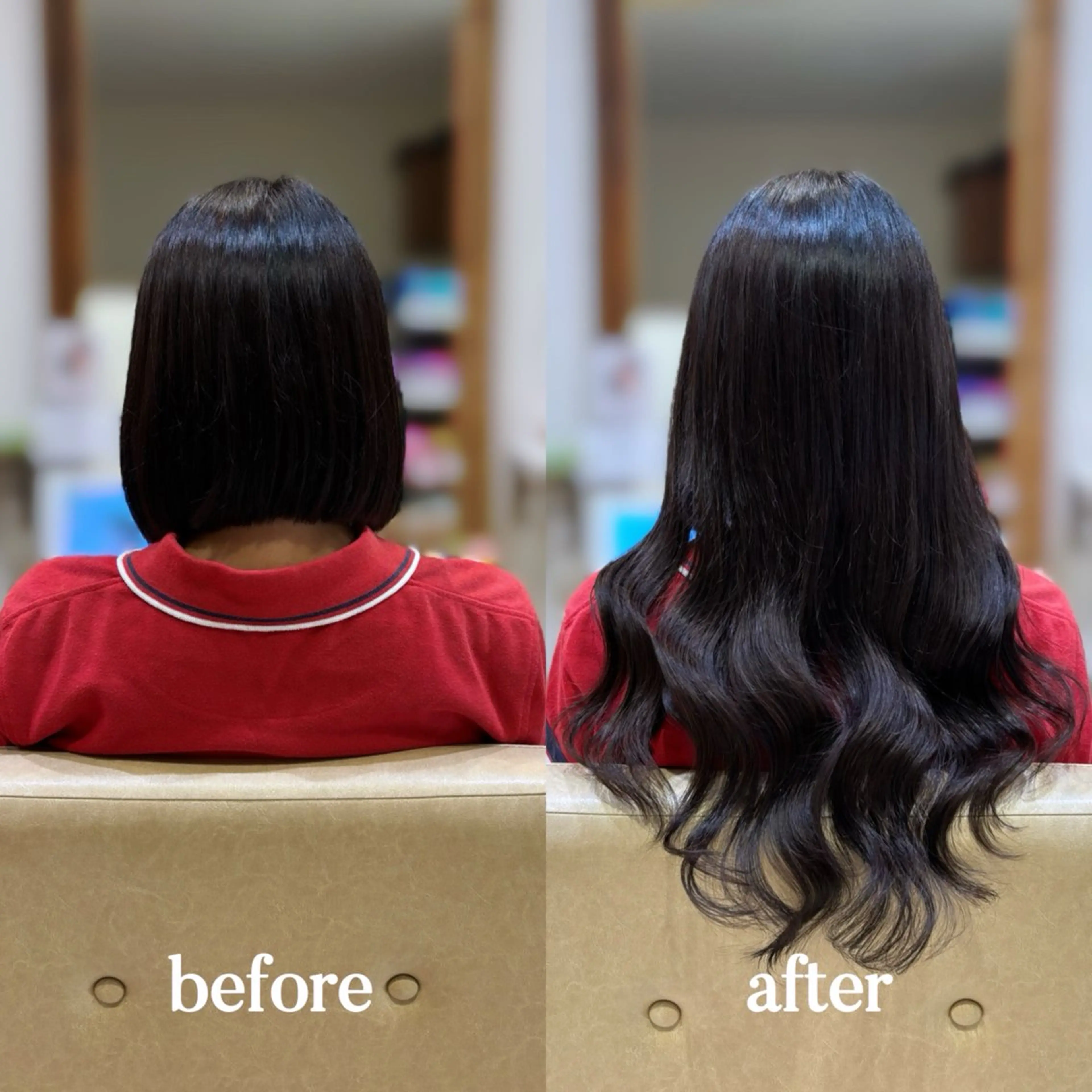 エクステ 𝐲𝐮𝐮𝐦𝐢 エクステ/ 艶カラーのヘアスタイル