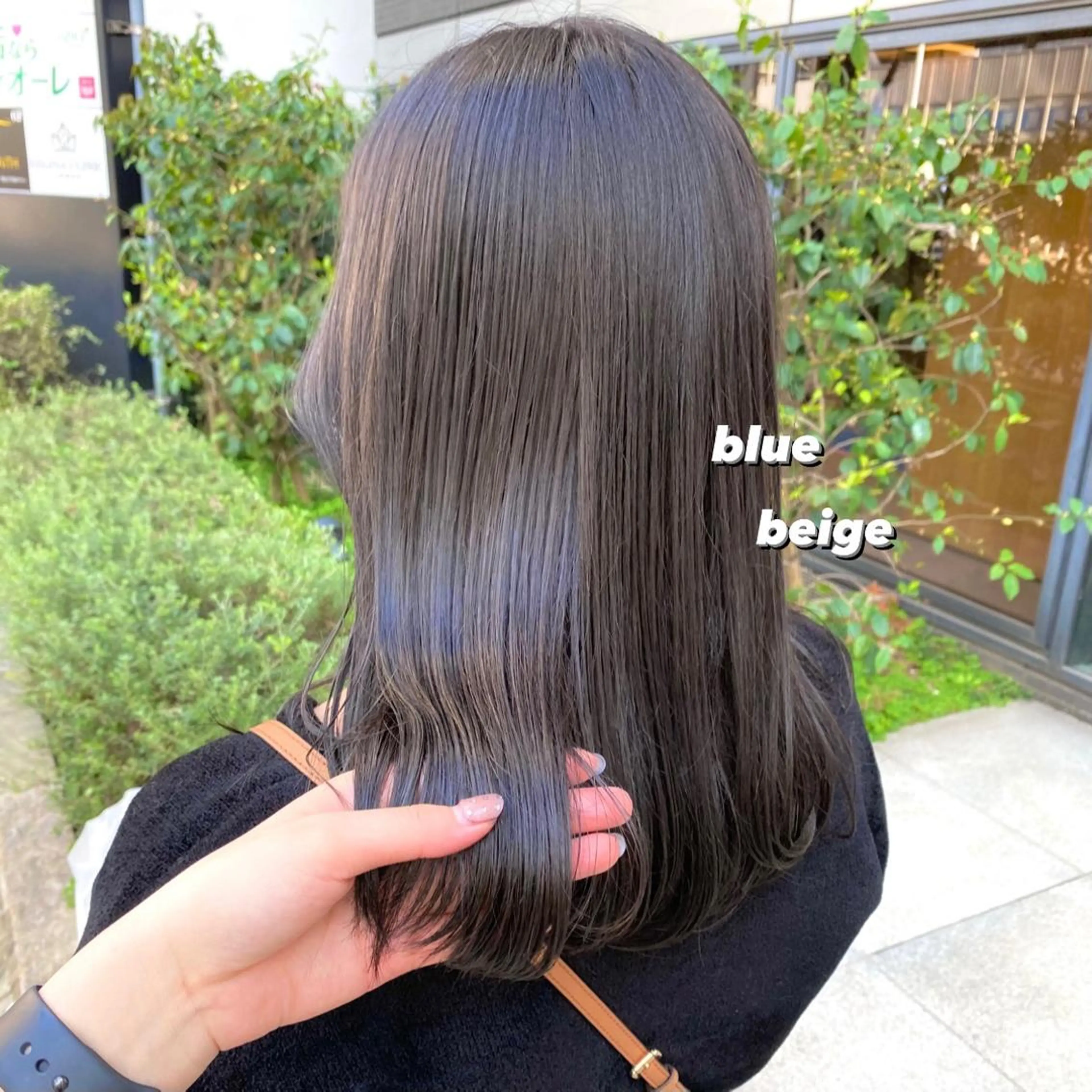 ミディアム カラー パーマ ヘアアレンジ メンズ キッズ ネイル マツエク・マツパ メンズブリーチ ブリーチ ブルーカラー ブルージュ ブリーチなしカラー 前川 朋香のヘアスタイル