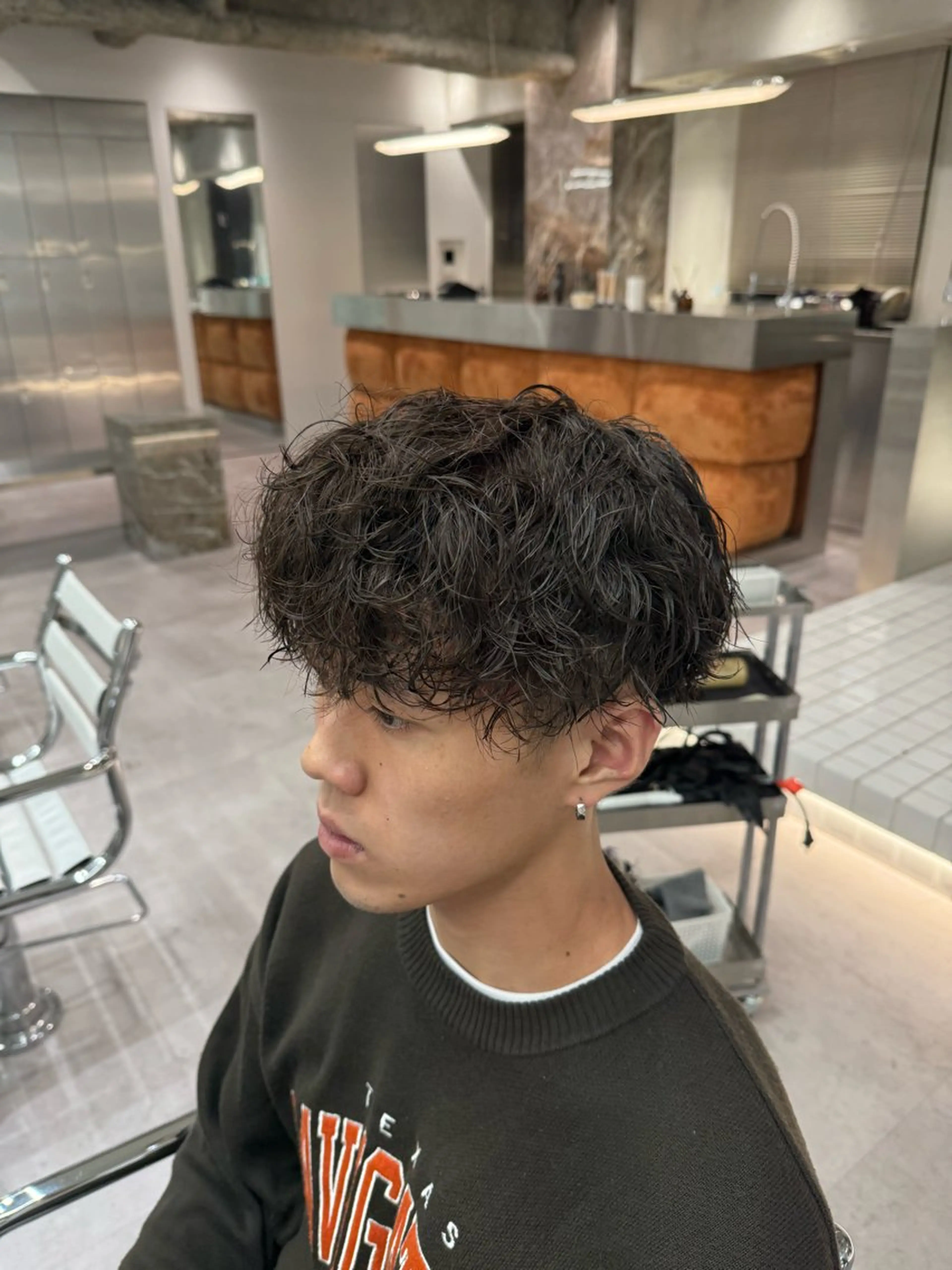 パーマ メンズ メンズパーマ ツイストスパイラルパーマ スパイラルパーマ ブリーチ/パーマ特化 片平和寿のヘアスタイル