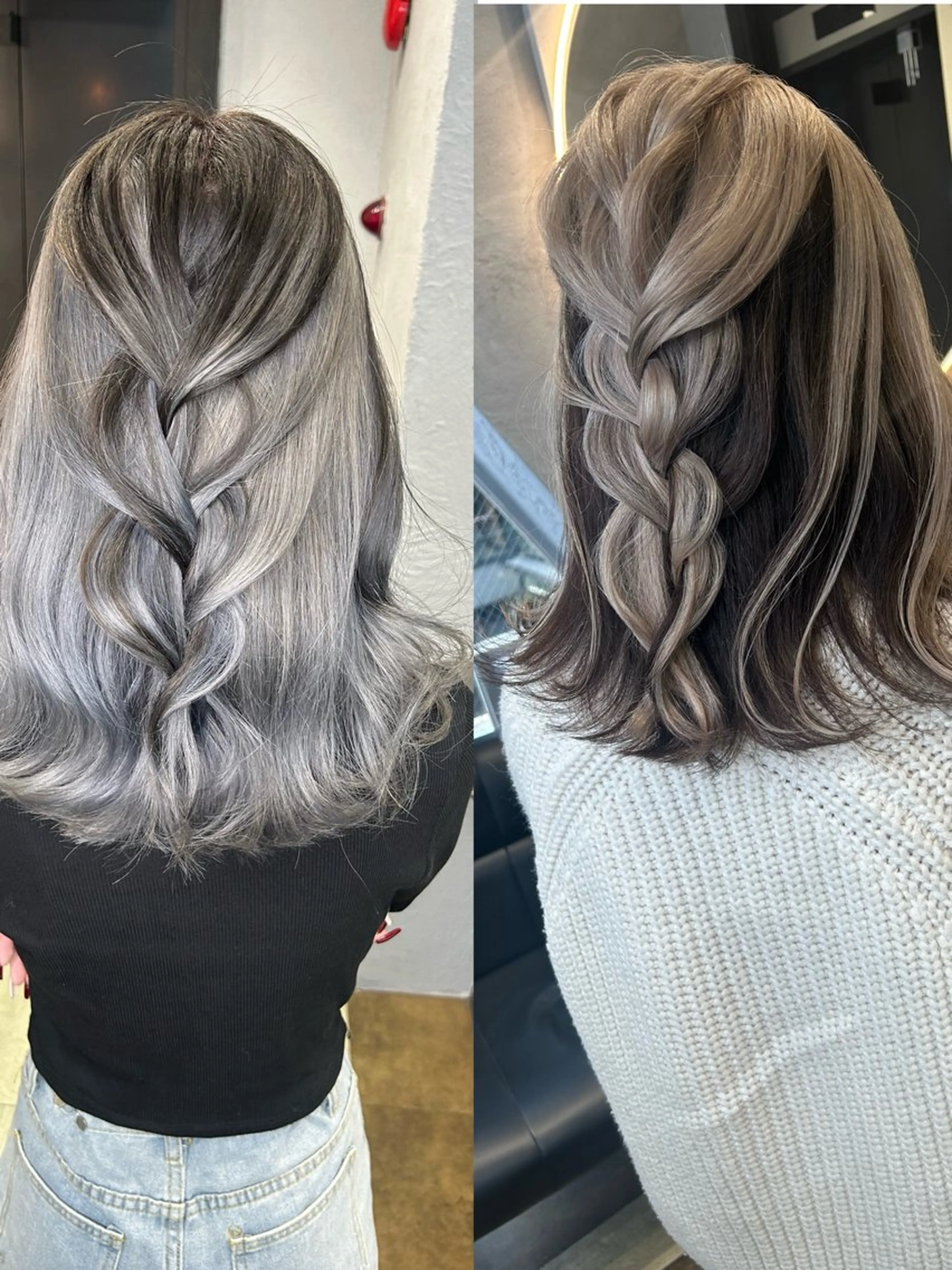 セミロング カラー ヘアカラー Giselハヤシ ケンタのヘアスタイル