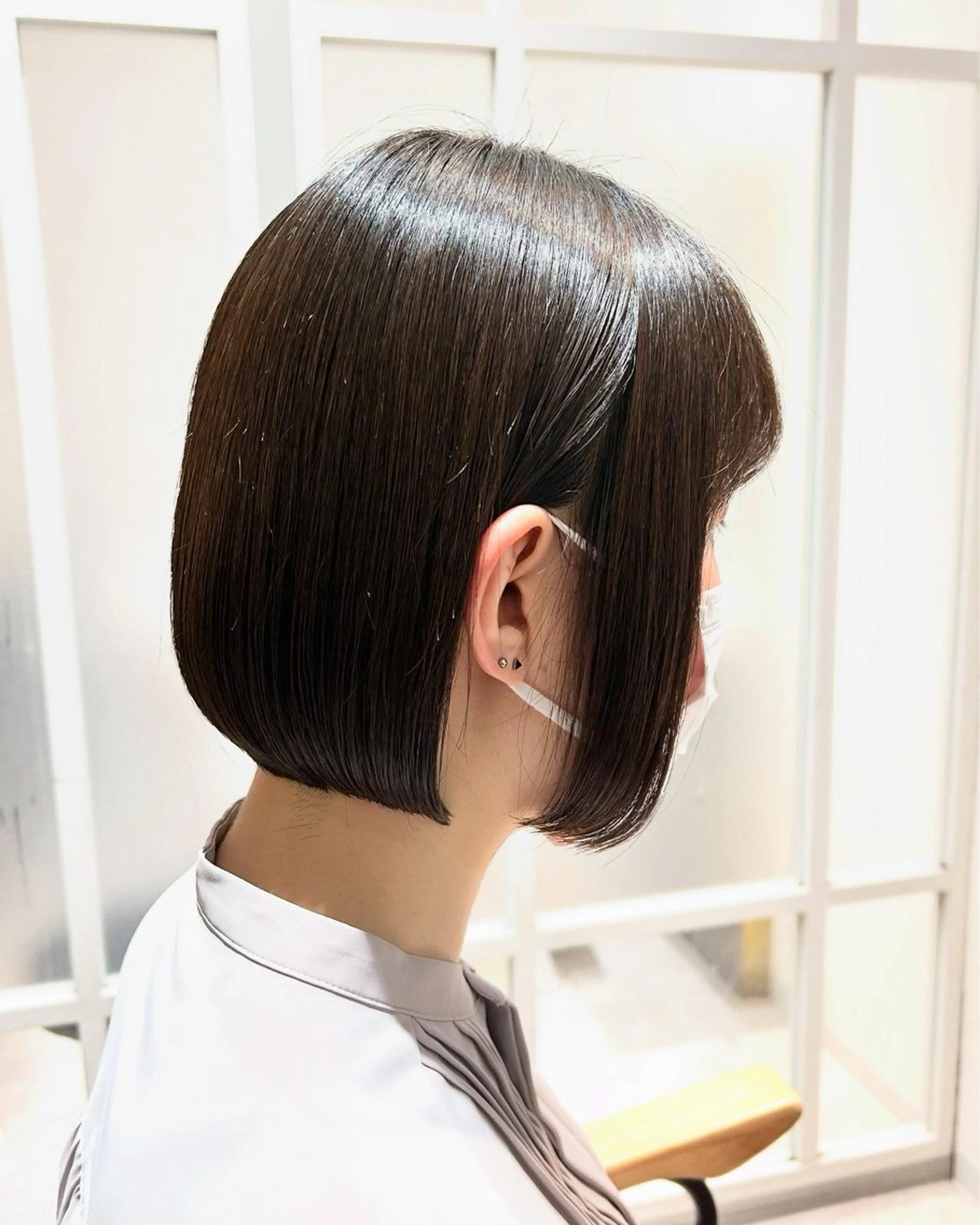 ショート カラー 似合わせボブ🫧 丸みショート藤本のヘアスタイル