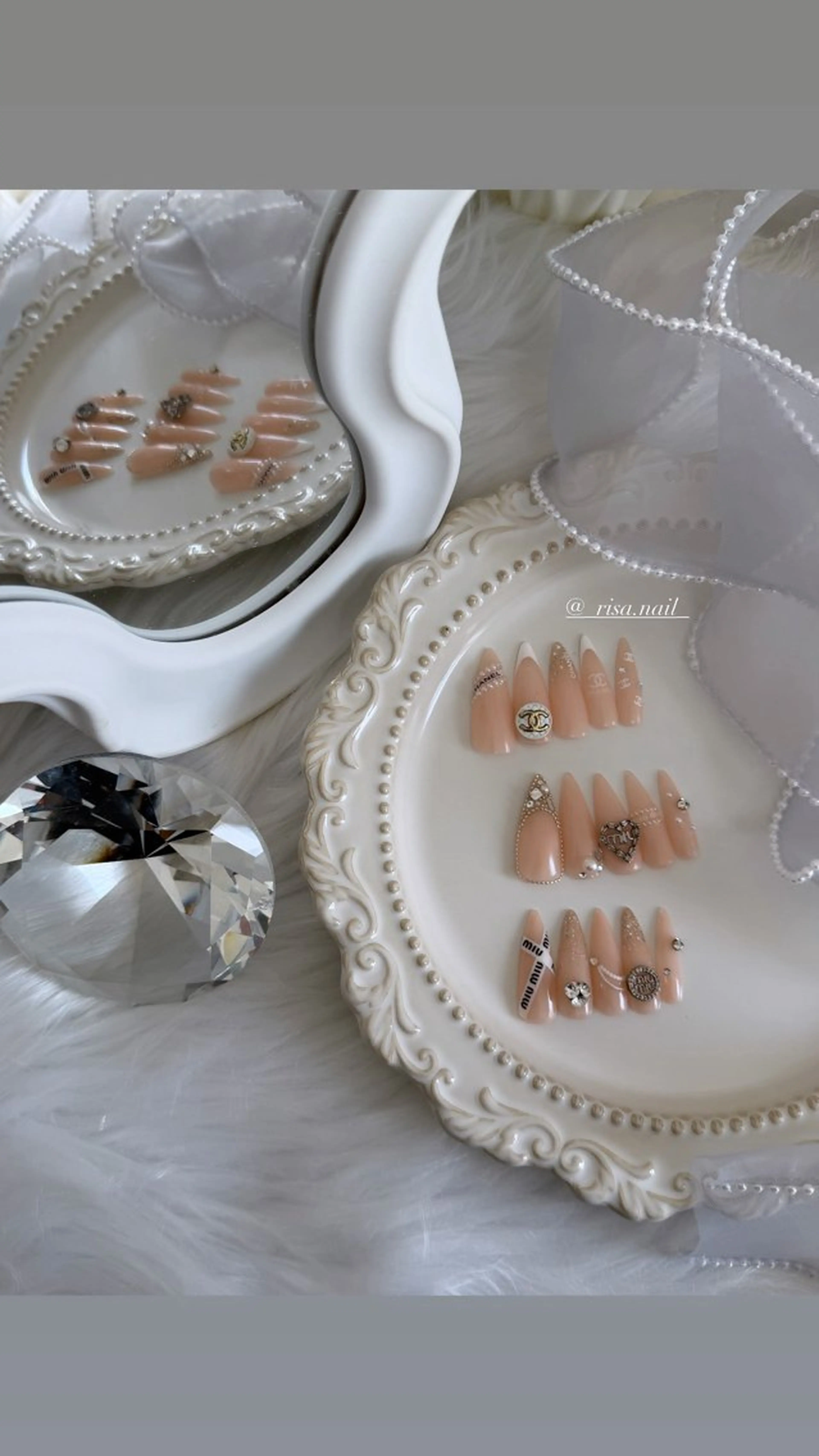 ネイル ハンドネイル 🅁nail🪞✨ risa🎀のネイルデザイン