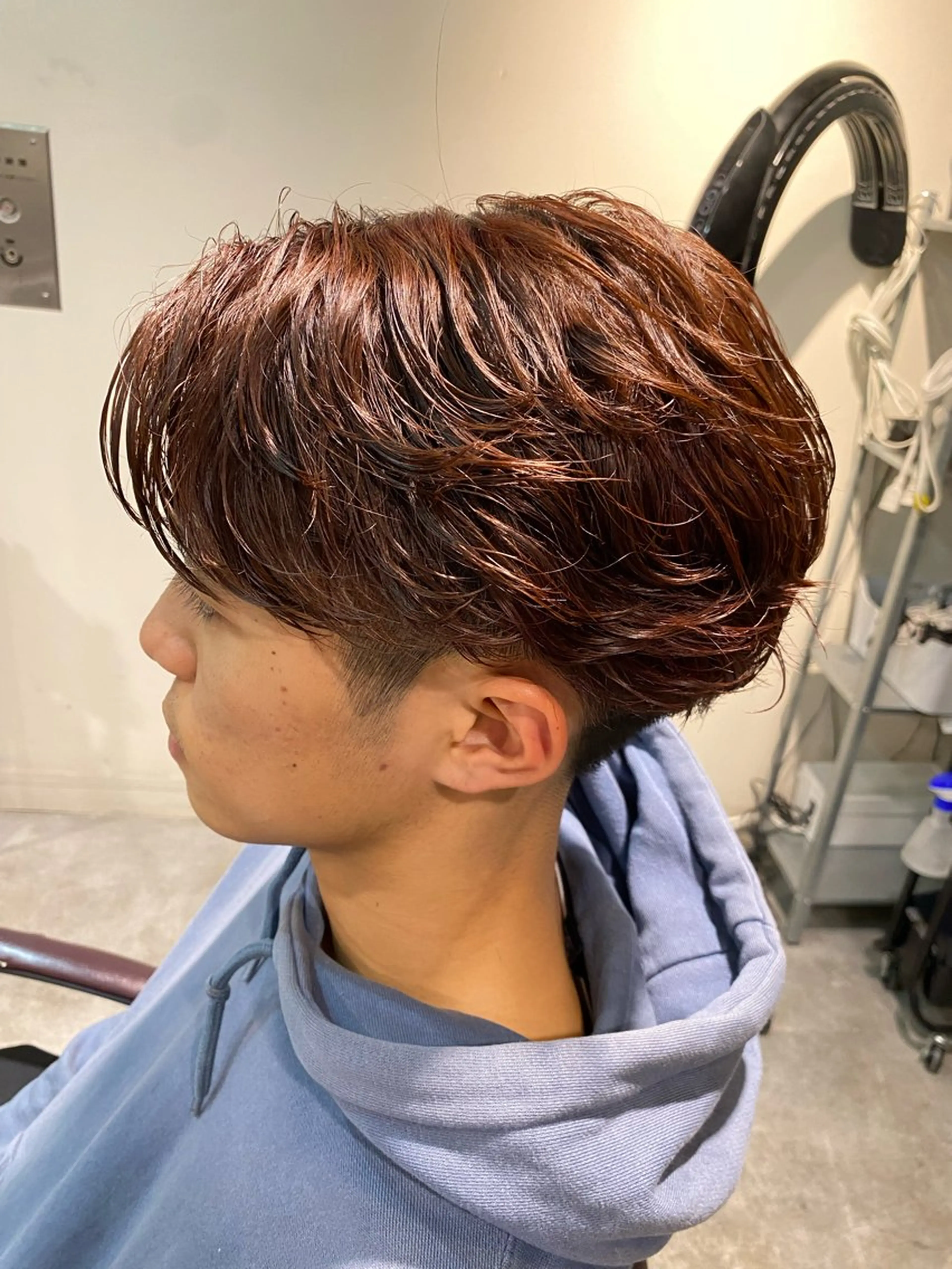 パーマ メンズ フェザーパーマ メンズパーマ パーマ特化/フェザー パーマシャドウ/真生のヘアスタイル