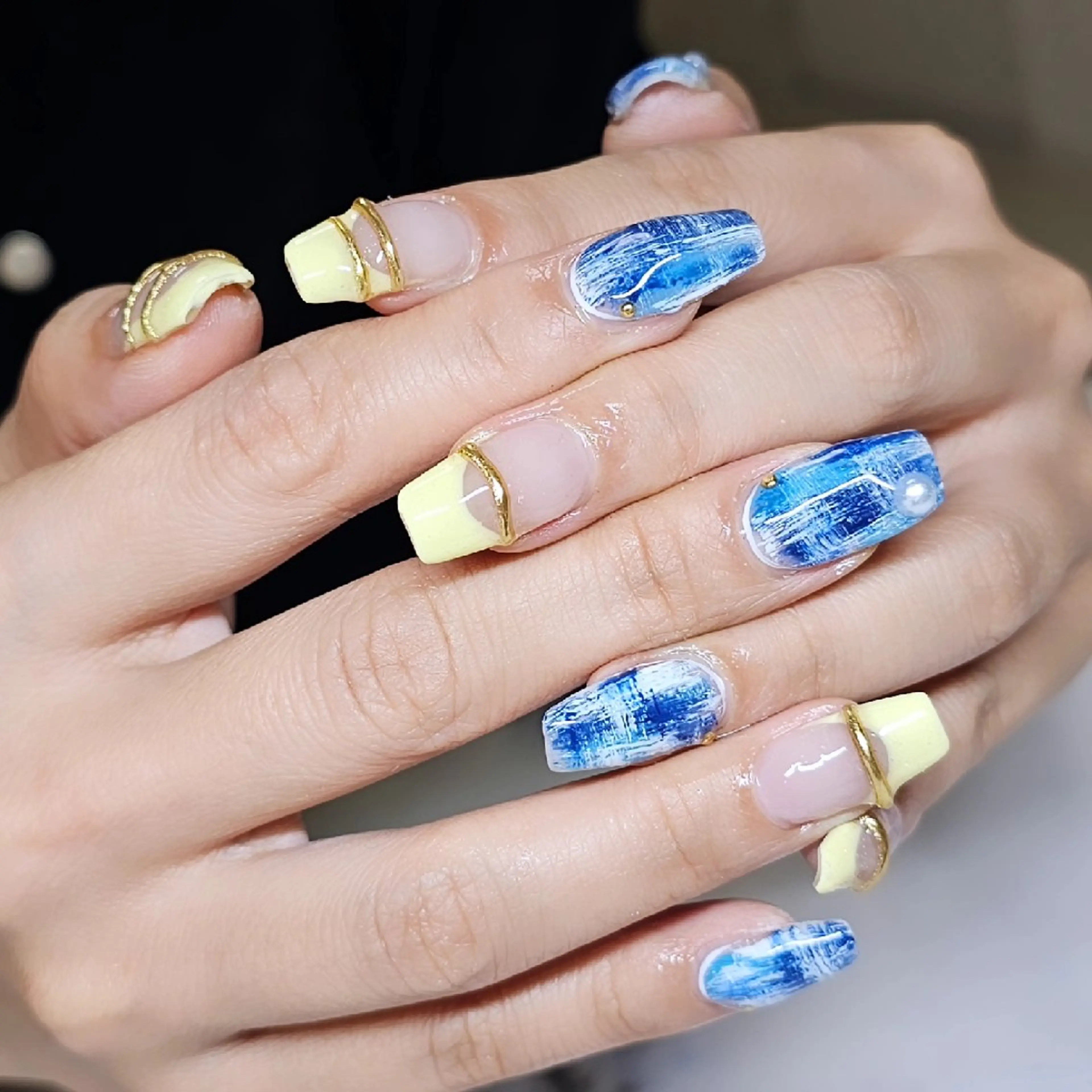 ネイル ハンドネイル ★Blanche ☆neige★のネイルデザイン