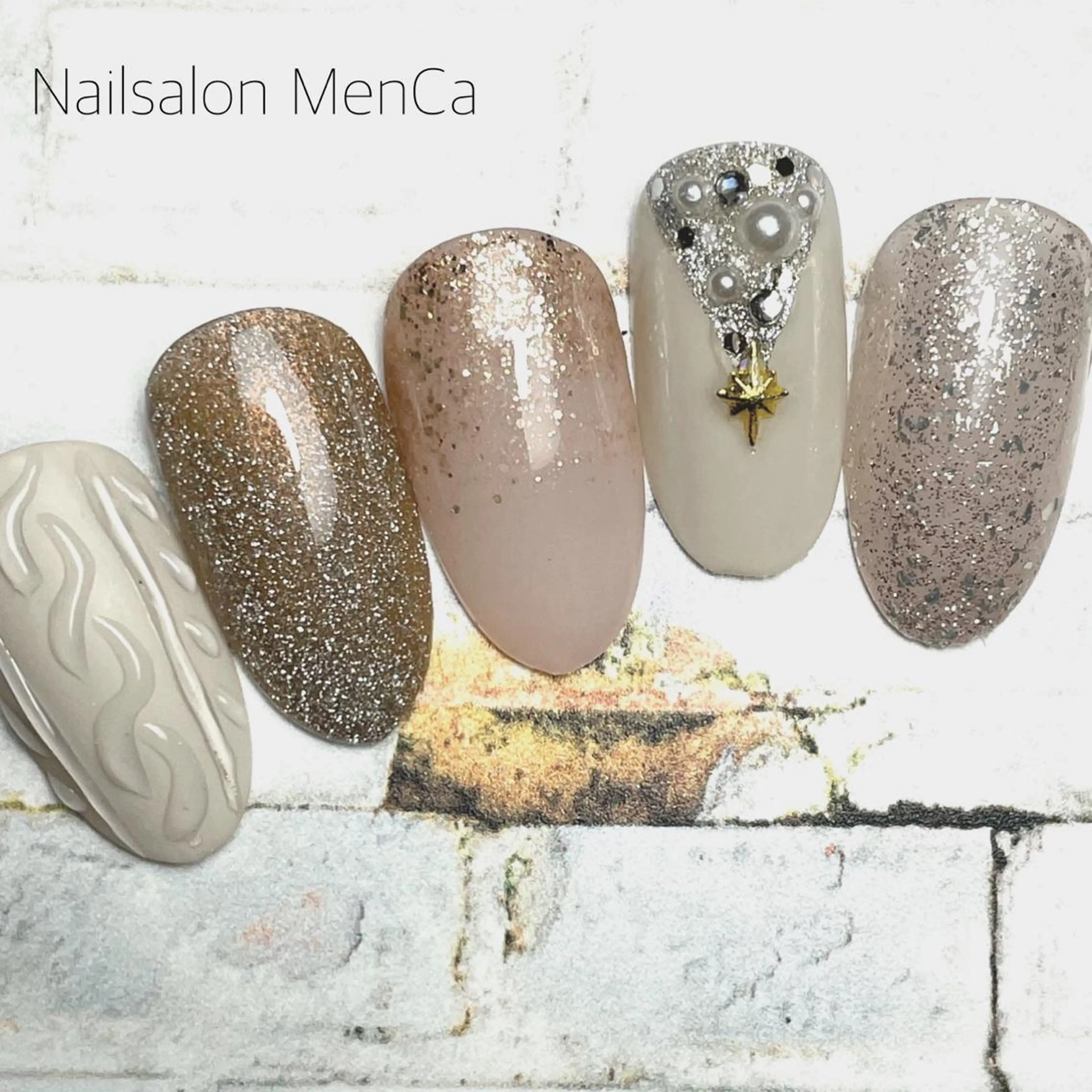 ネイル 冬ネイル クリスマス 江崎 景子のネイルデザイン