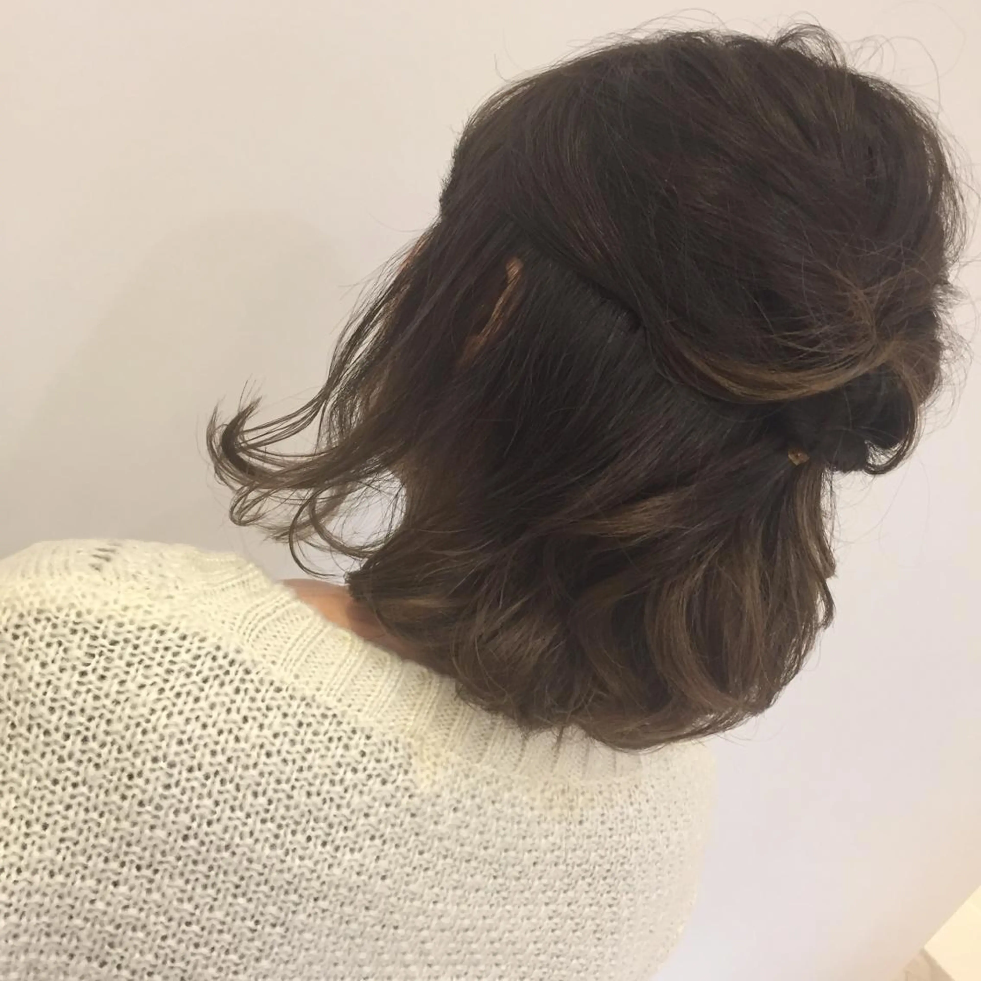 ショート ミディアム カラー パーマ グラデーションカラー ハイライトカラー ハイライト ハイトーン×髪質改善 KENTAのヘアスタイル